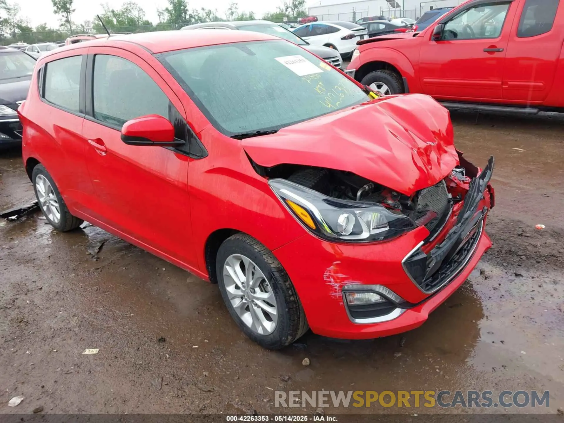 1 Photograph of a damaged car KL8CD6SA9KC728582 CHEVROLET SPARK 2019