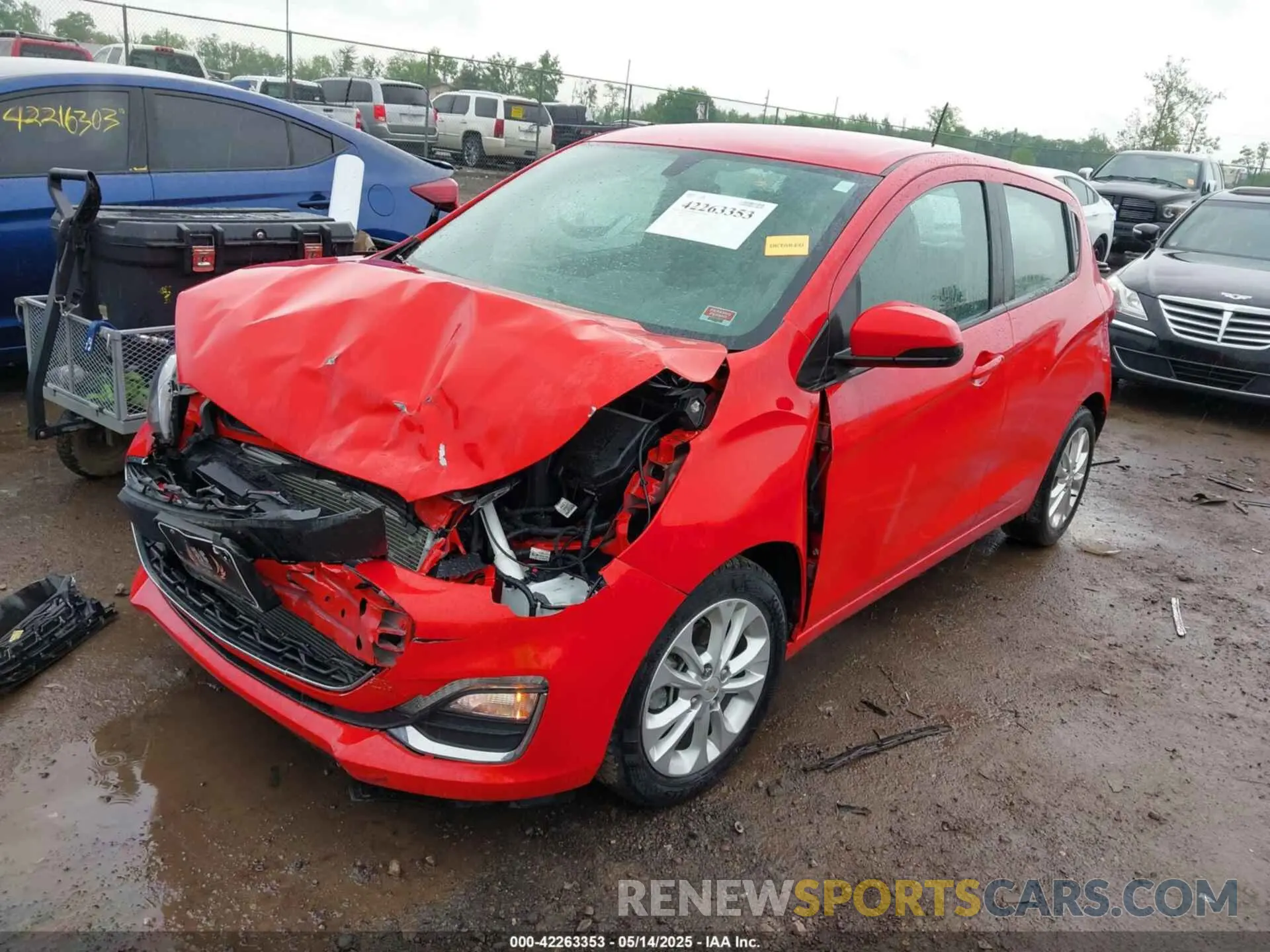 2 Photograph of a damaged car KL8CD6SA9KC728582 CHEVROLET SPARK 2019