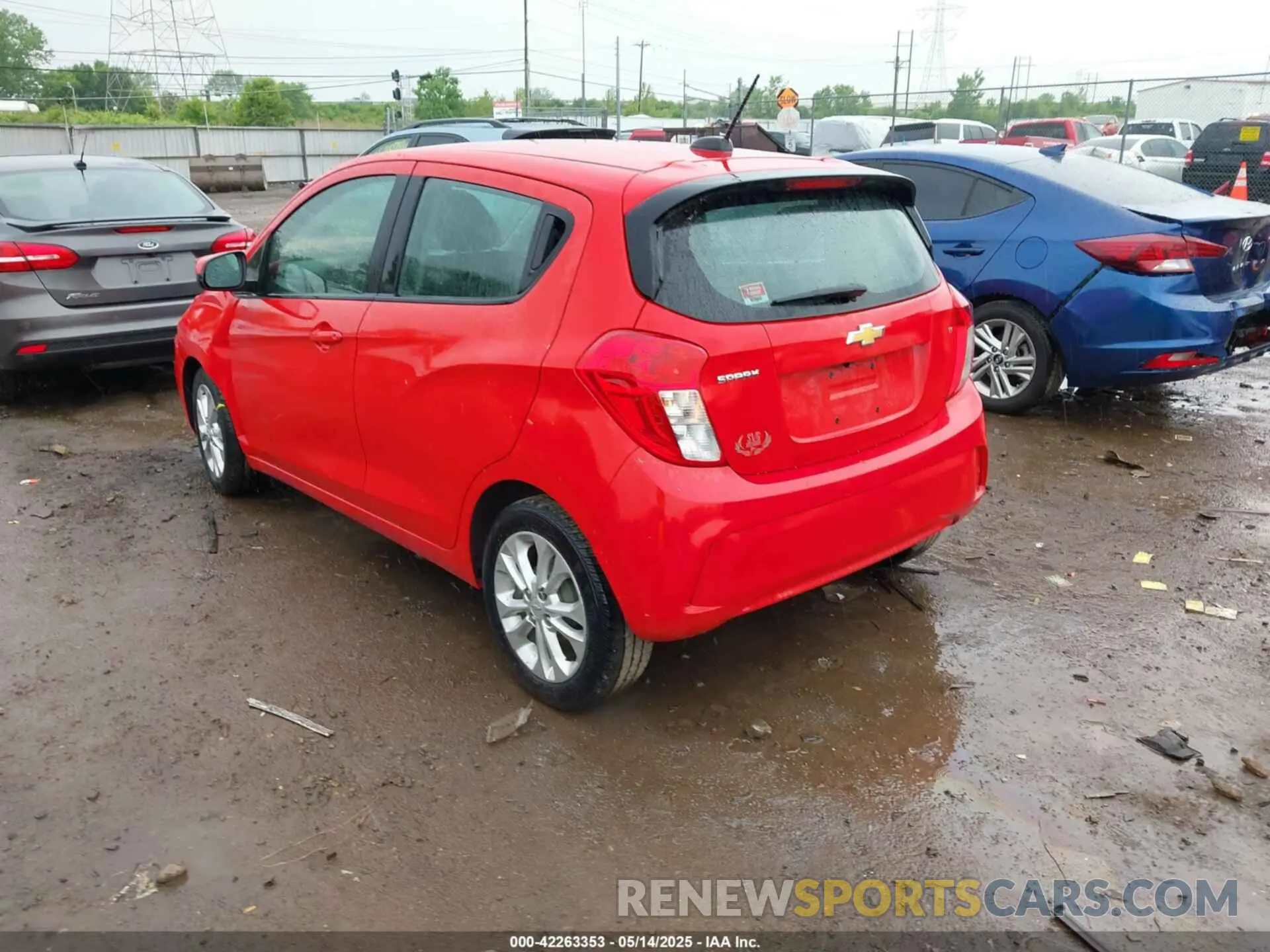 3 Photograph of a damaged car KL8CD6SA9KC728582 CHEVROLET SPARK 2019