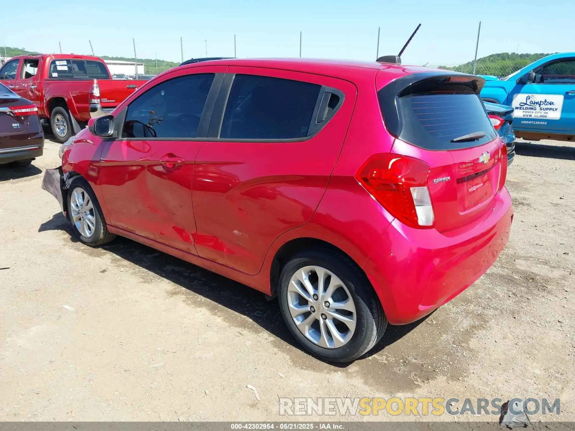 3 Фотография поврежденного автомобиля KL8CD6SA9KC751733 CHEVROLET SPARK 2019