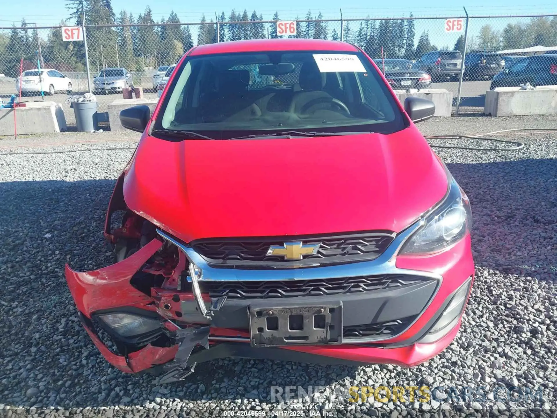 13 Photograph of a damaged car KL8CA6SA1LC432529 CHEVROLET SPARK 2020