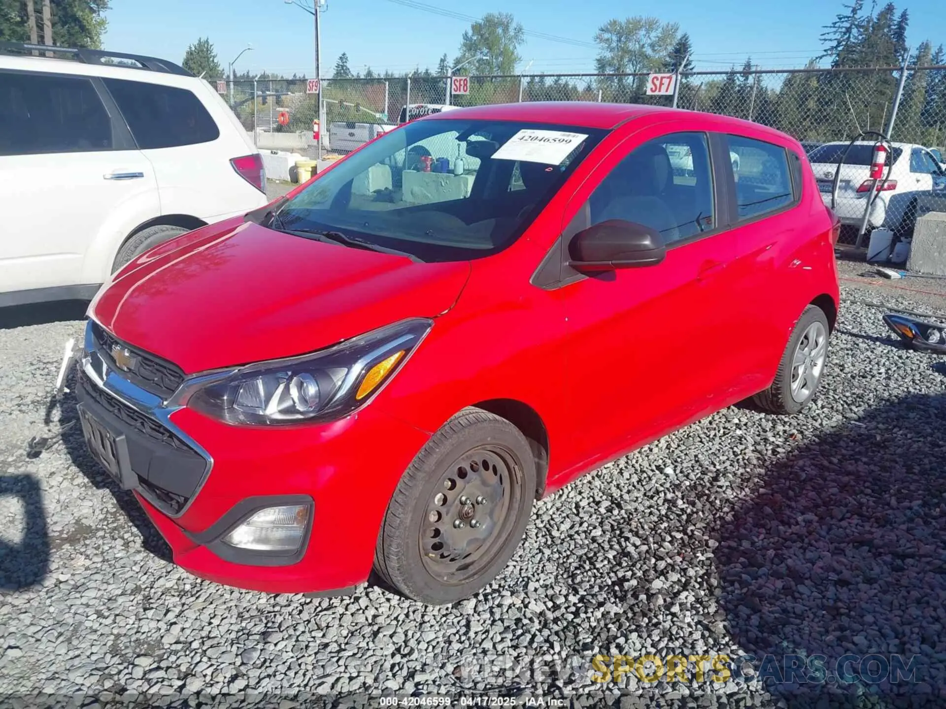 2 Photograph of a damaged car KL8CA6SA1LC432529 CHEVROLET SPARK 2020