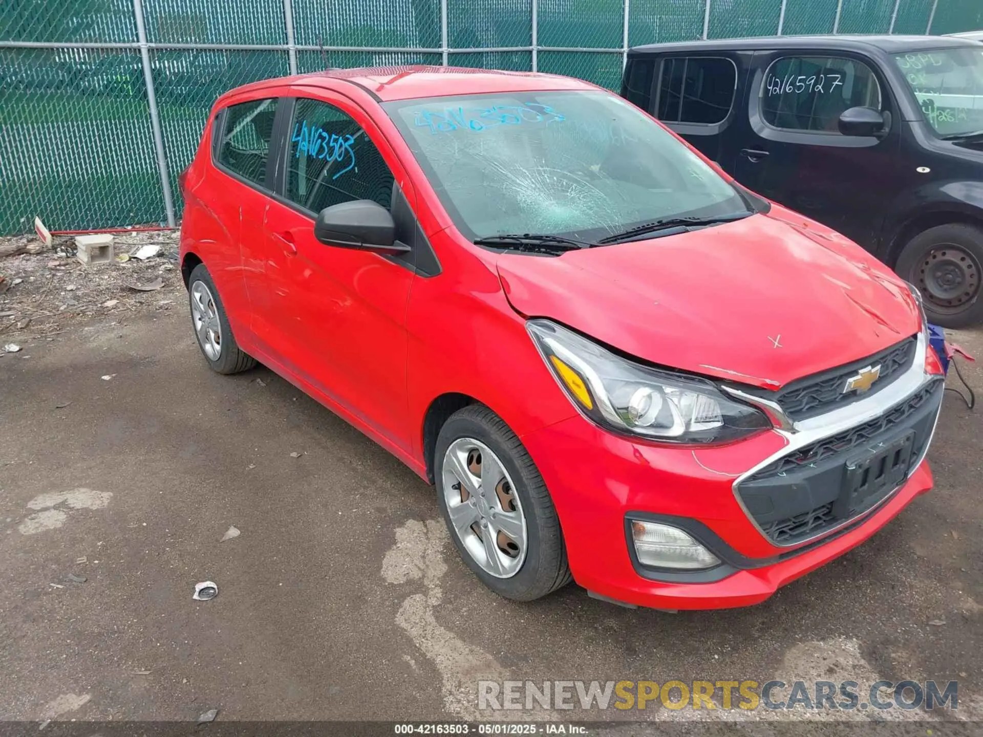 1 Фотография поврежденного автомобиля KL8CB6SA0LC479452 CHEVROLET SPARK 2020