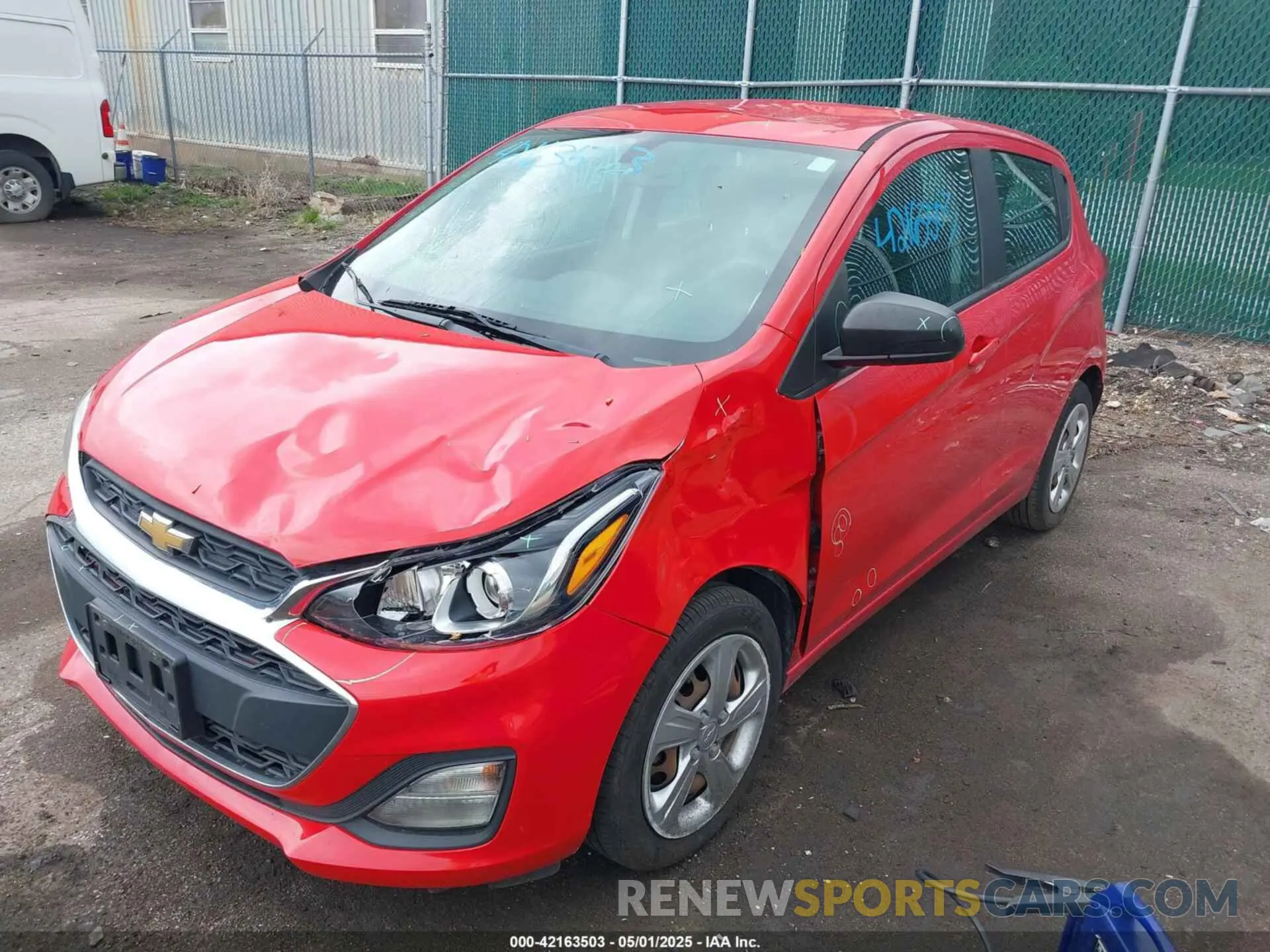 2 Фотография поврежденного автомобиля KL8CB6SA0LC479452 CHEVROLET SPARK 2020