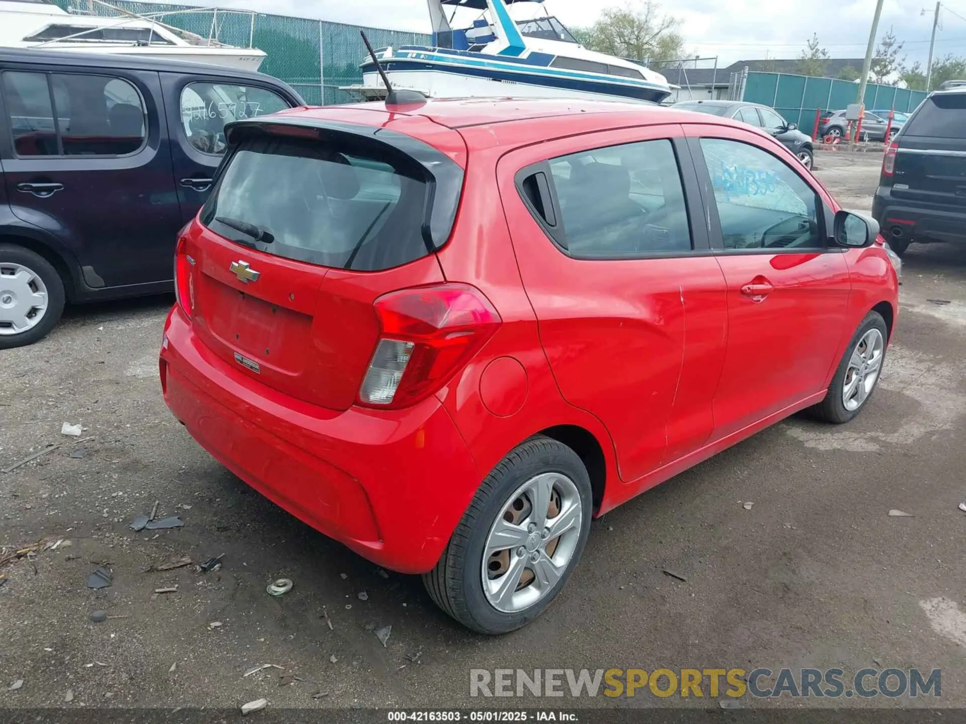 4 Фотография поврежденного автомобиля KL8CB6SA0LC479452 CHEVROLET SPARK 2020