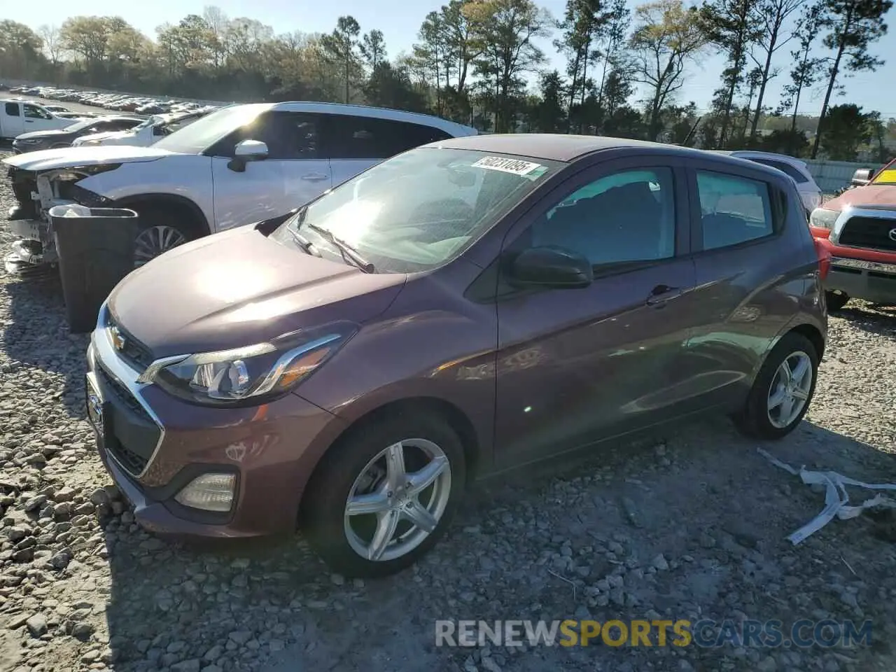 1 Фотография поврежденного автомобиля KL8CB6SA1LC400144 CHEVROLET SPARK 2020