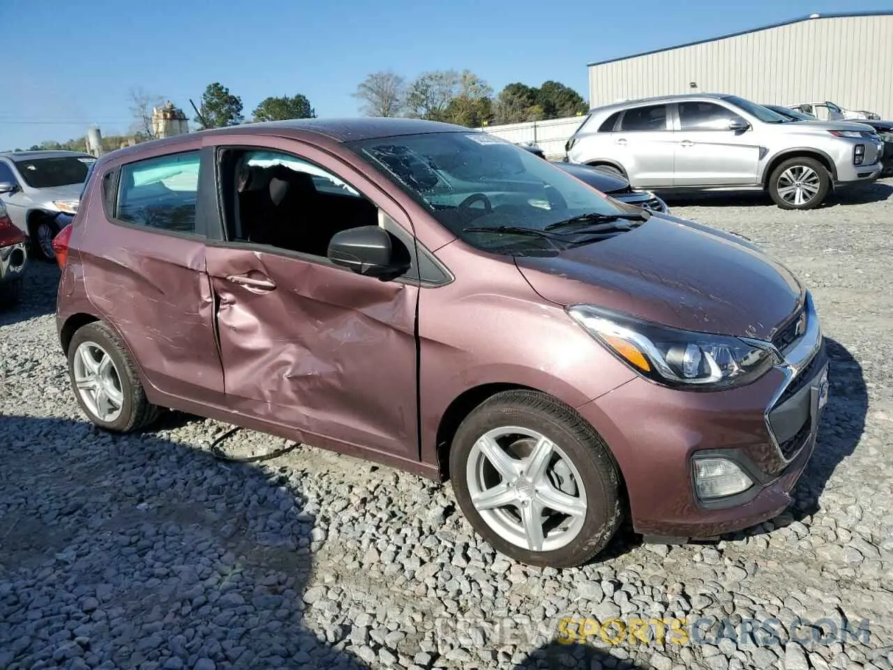 4 Фотография поврежденного автомобиля KL8CB6SA1LC400144 CHEVROLET SPARK 2020