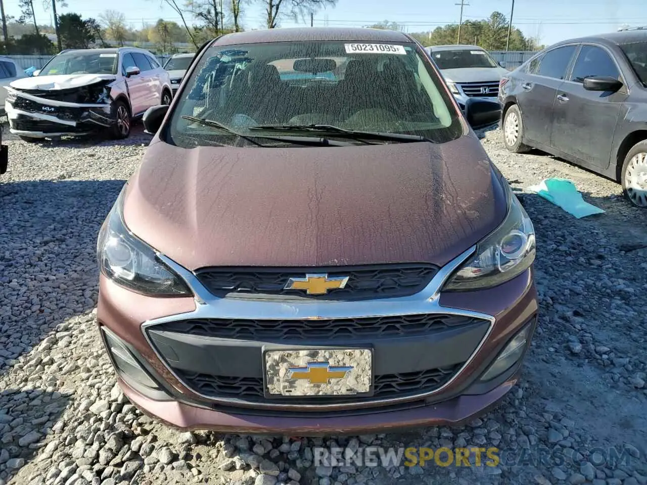 5 Фотография поврежденного автомобиля KL8CB6SA1LC400144 CHEVROLET SPARK 2020