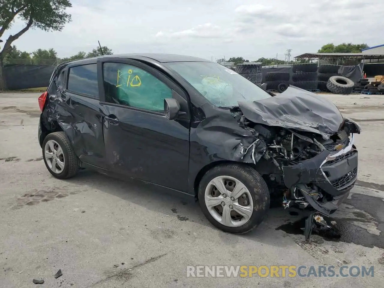 4 Фотография поврежденного автомобиля KL8CB6SA1LC409314 CHEVROLET SPARK 2020
