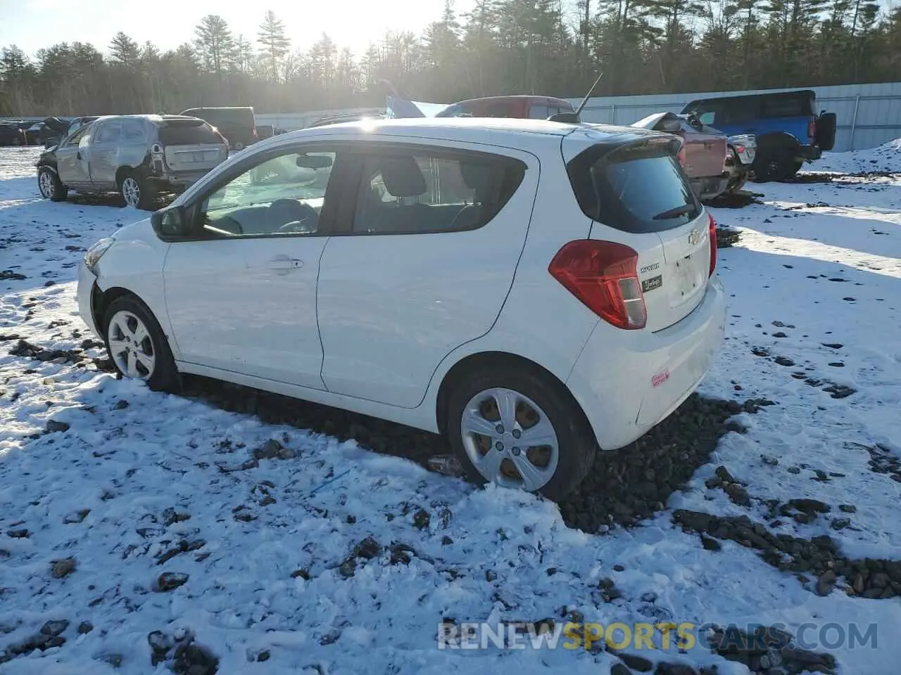 2 Фотография поврежденного автомобиля KL8CB6SA1LC420619 CHEVROLET SPARK 2020