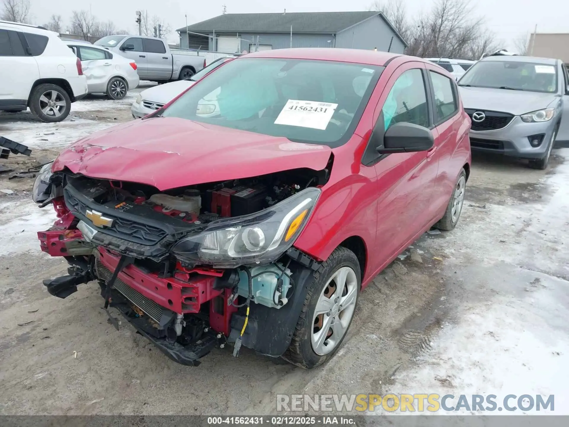 2 Photograph of a damaged car KL8CB6SA1LC420782 CHEVROLET SPARK 2020