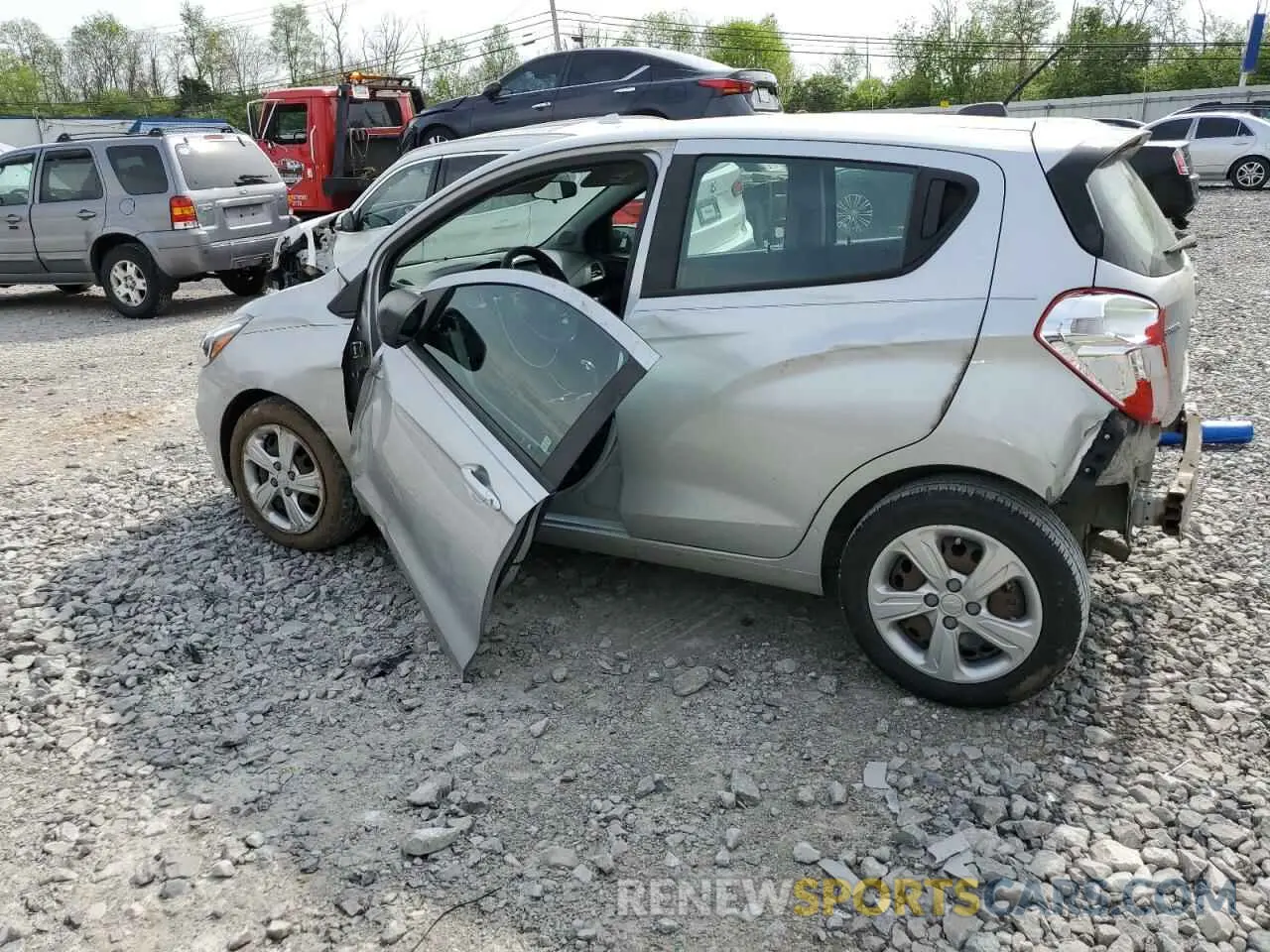 2 Фотография поврежденного автомобиля KL8CB6SA2LC428986 CHEVROLET SPARK 2020