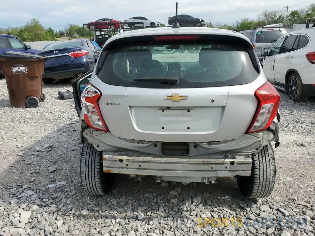 6 Фотография поврежденного автомобиля KL8CB6SA2LC428986 CHEVROLET SPARK 2020