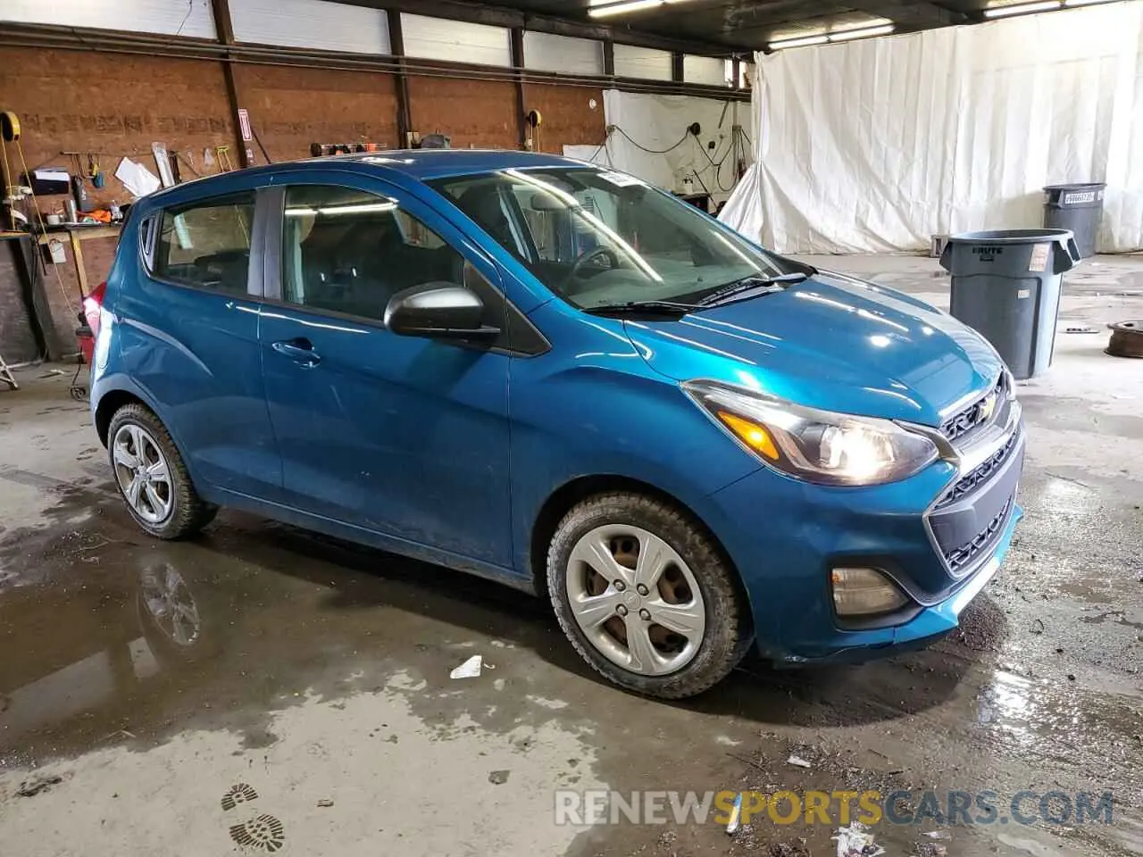 4 Фотография поврежденного автомобиля KL8CB6SA2LC446341 CHEVROLET SPARK 2020