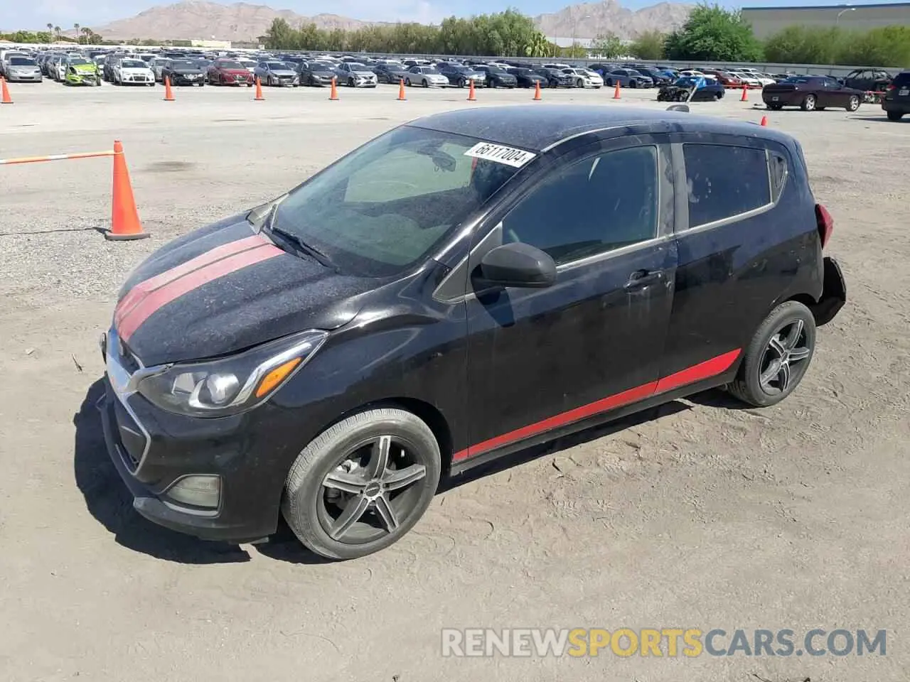 1 Фотография поврежденного автомобиля KL8CB6SA2LC481476 CHEVROLET SPARK 2020
