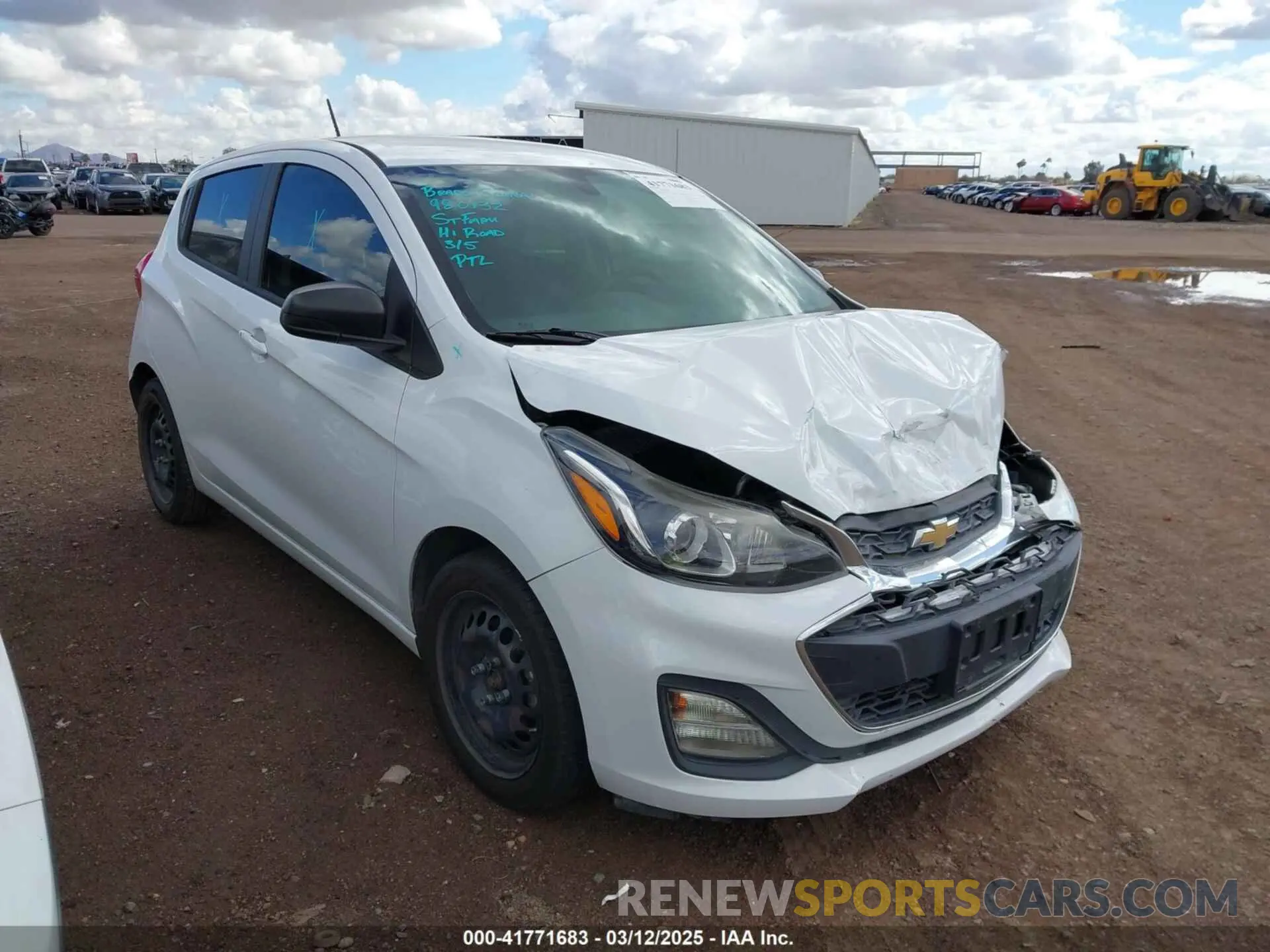 1 Фотография поврежденного автомобиля KL8CB6SA3LC411730 CHEVROLET SPARK 2020