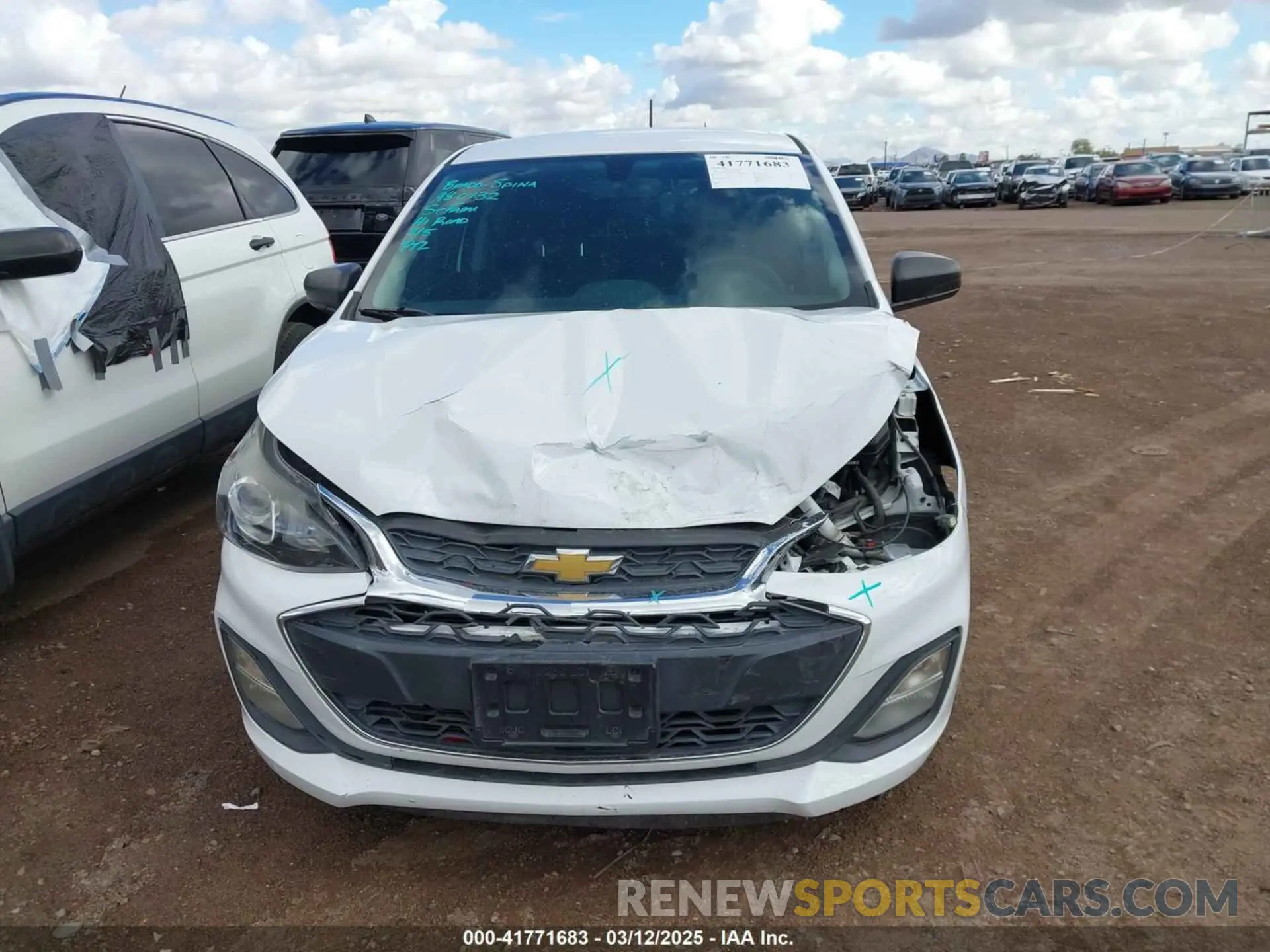 13 Фотография поврежденного автомобиля KL8CB6SA3LC411730 CHEVROLET SPARK 2020