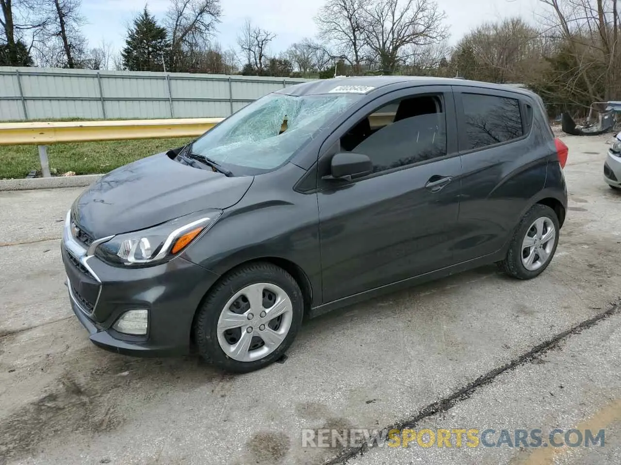 1 Photograph of a damaged car KL8CB6SA3LC421626 CHEVROLET SPARK 2020