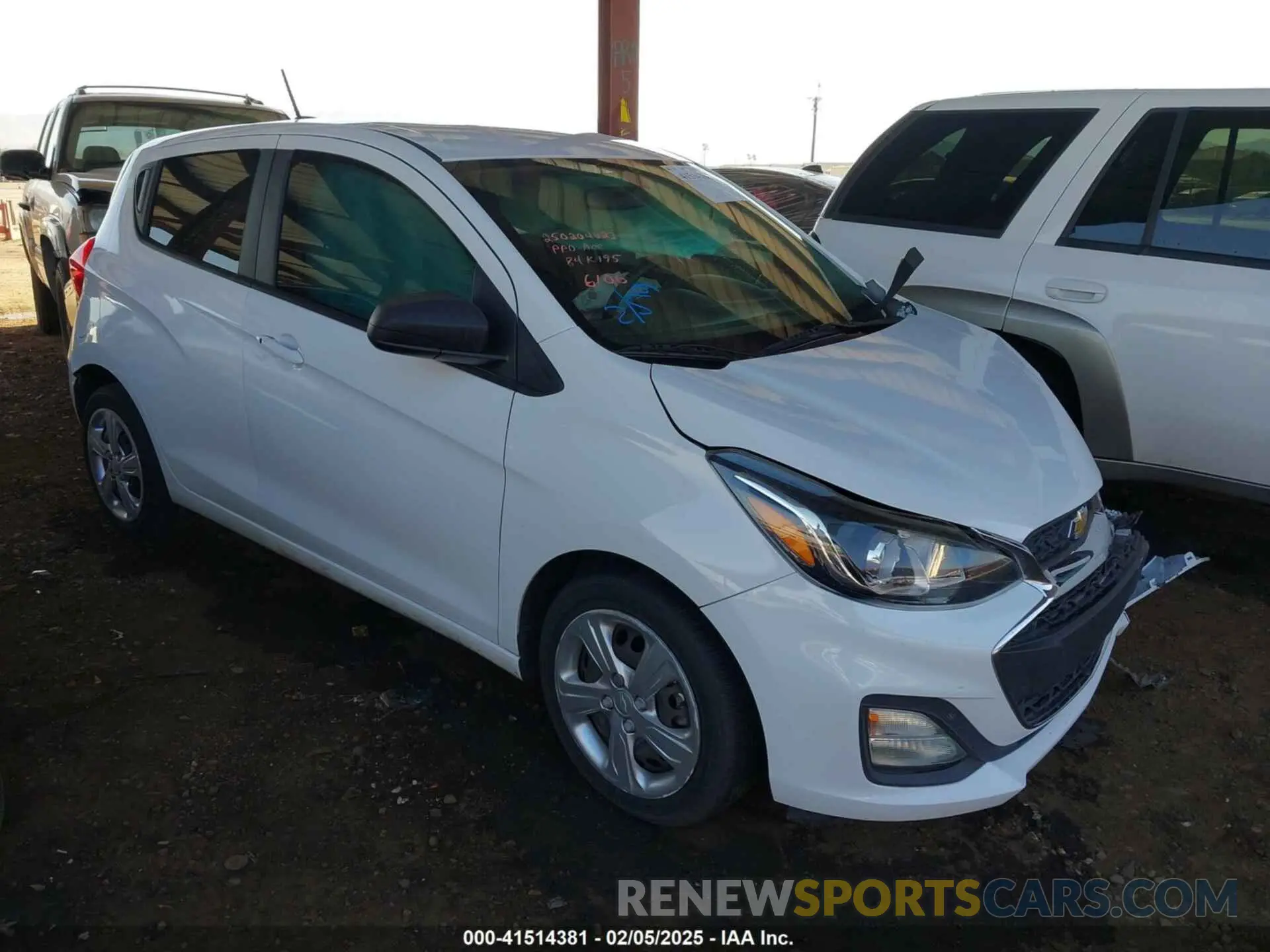 1 Photograph of a damaged car KL8CB6SA3LC446106 CHEVROLET SPARK 2020