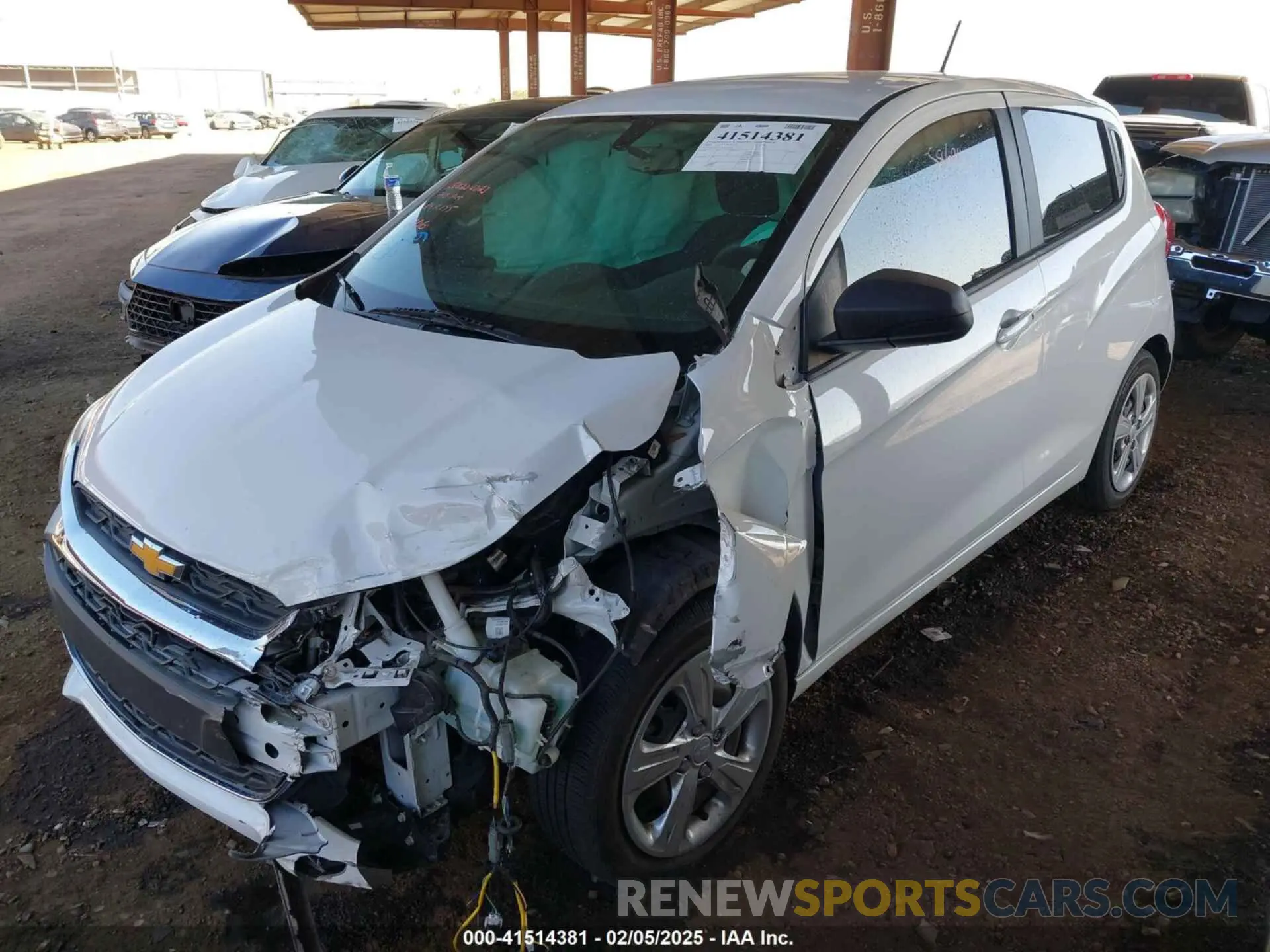 2 Photograph of a damaged car KL8CB6SA3LC446106 CHEVROLET SPARK 2020