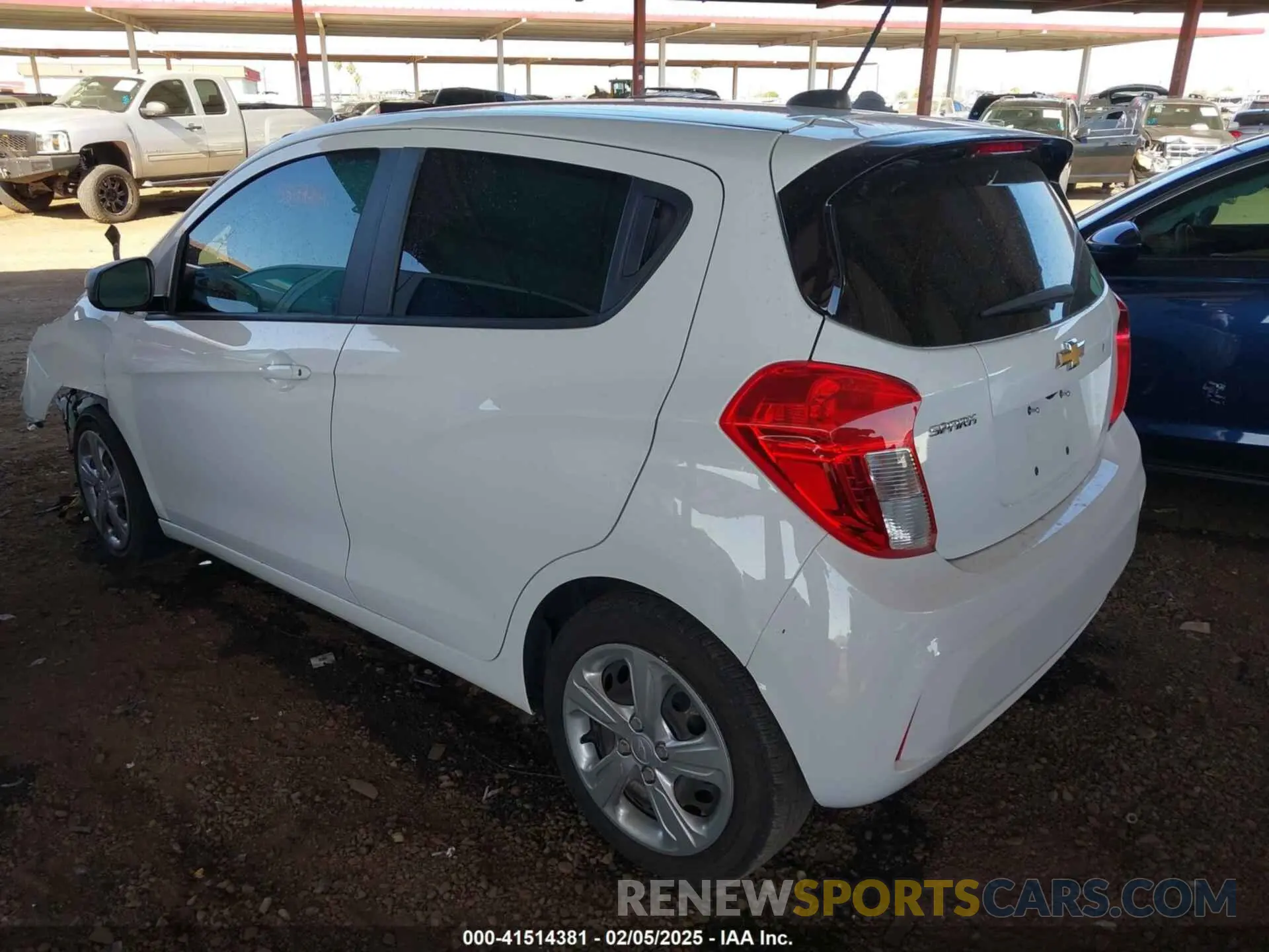 3 Photograph of a damaged car KL8CB6SA3LC446106 CHEVROLET SPARK 2020