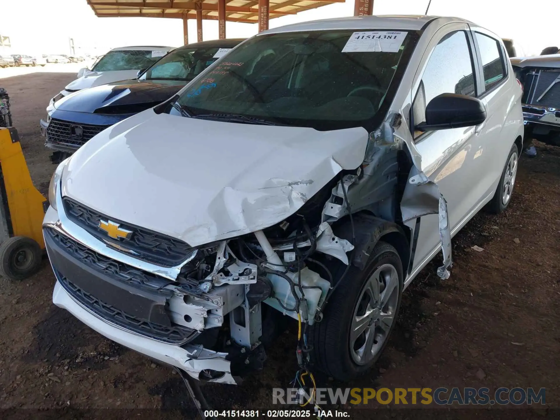 6 Photograph of a damaged car KL8CB6SA3LC446106 CHEVROLET SPARK 2020