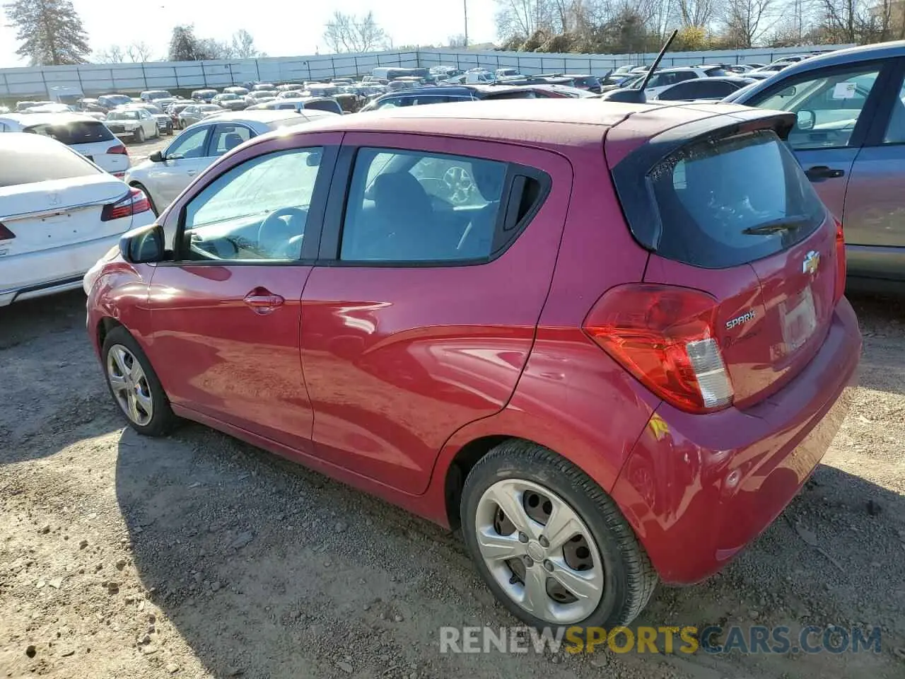 2 Фотография поврежденного автомобиля KL8CB6SA3LC473130 CHEVROLET SPARK 2020