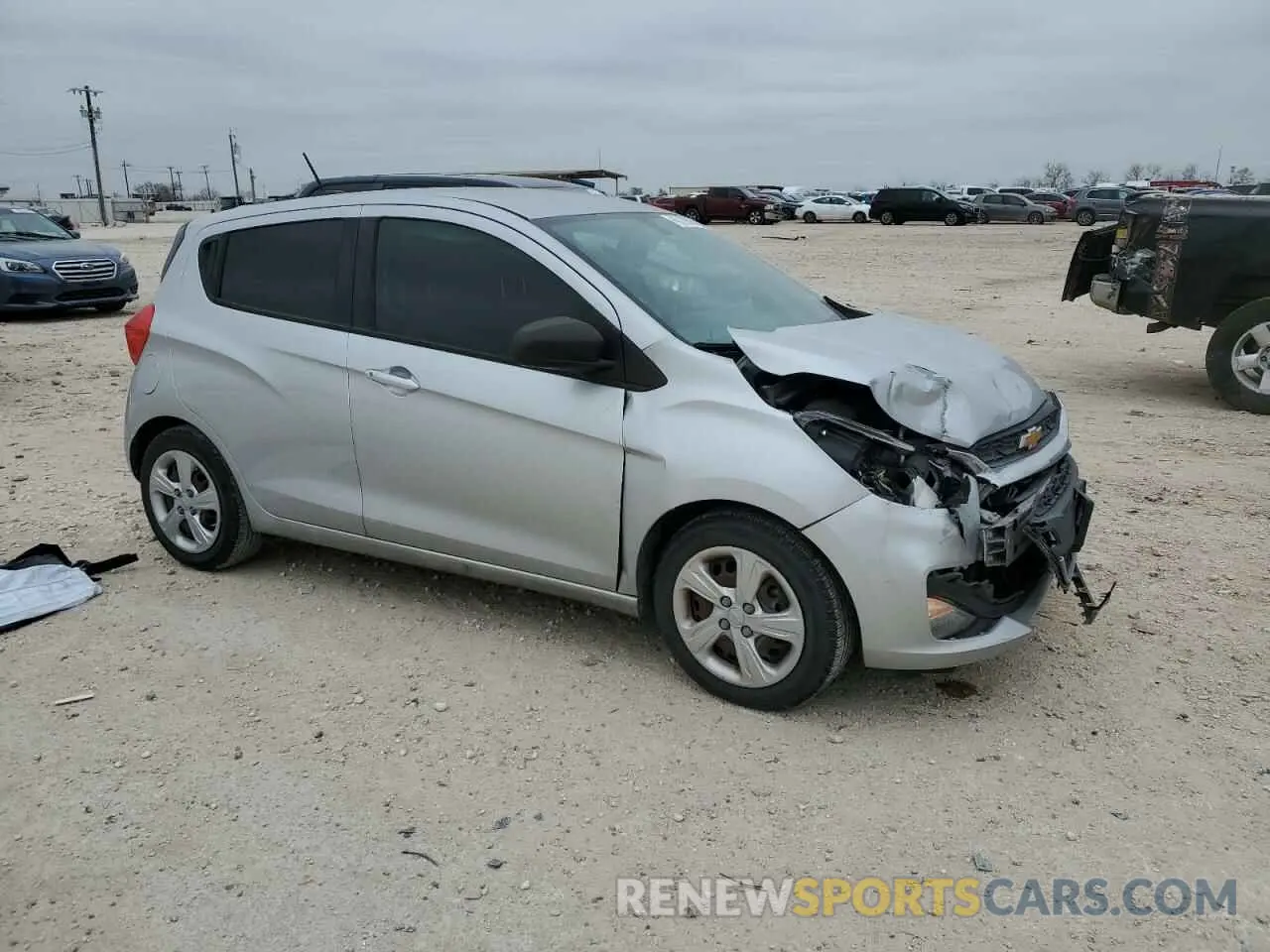 4 Фотография поврежденного автомобиля KL8CB6SA4LC400171 CHEVROLET SPARK 2020