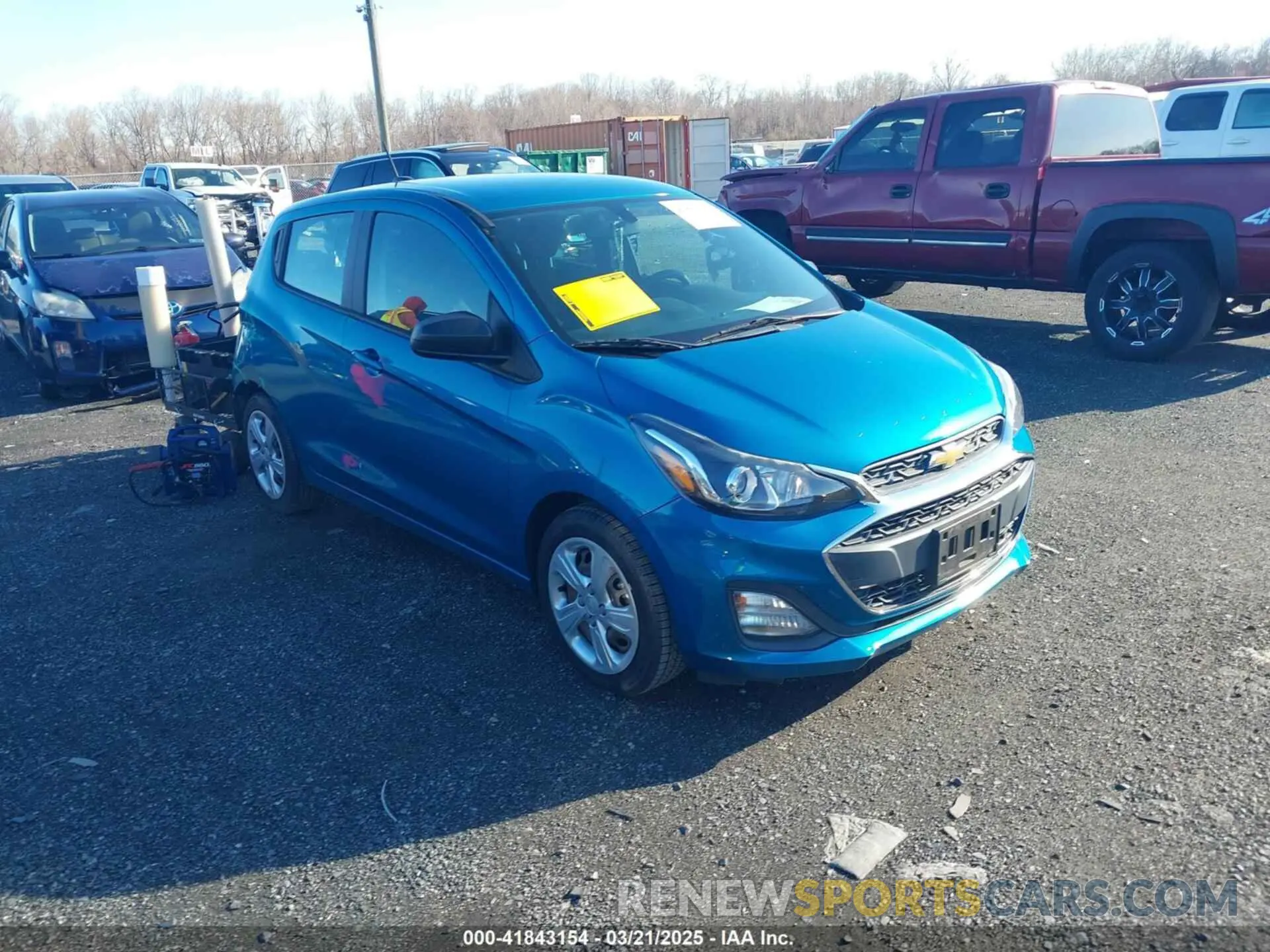 1 Фотография поврежденного автомобиля KL8CB6SA4LC421392 CHEVROLET SPARK 2020