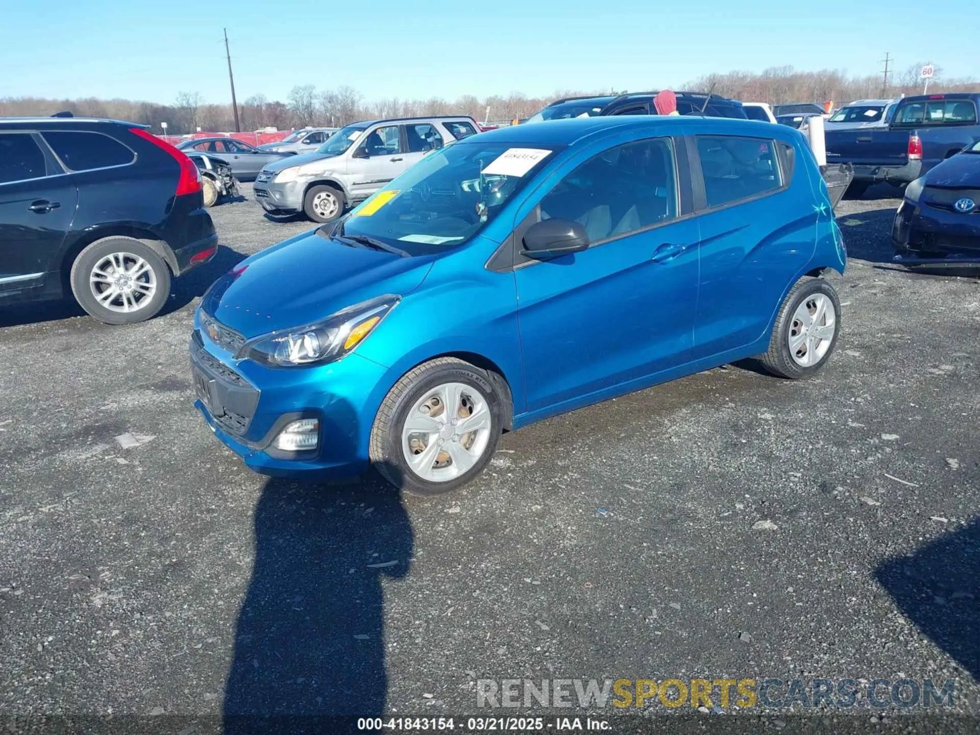 2 Фотография поврежденного автомобиля KL8CB6SA4LC421392 CHEVROLET SPARK 2020