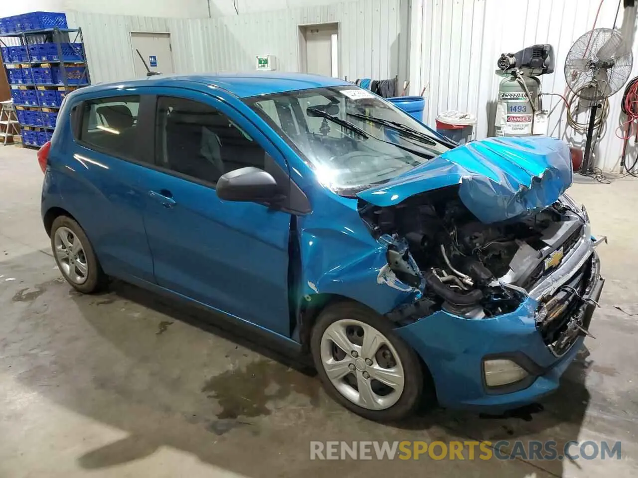 4 Фотография поврежденного автомобиля KL8CB6SA4LC424163 CHEVROLET SPARK 2020