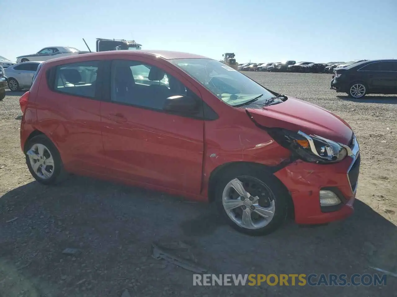 4 Фотография поврежденного автомобиля KL8CB6SA5LC400342 CHEVROLET SPARK 2020