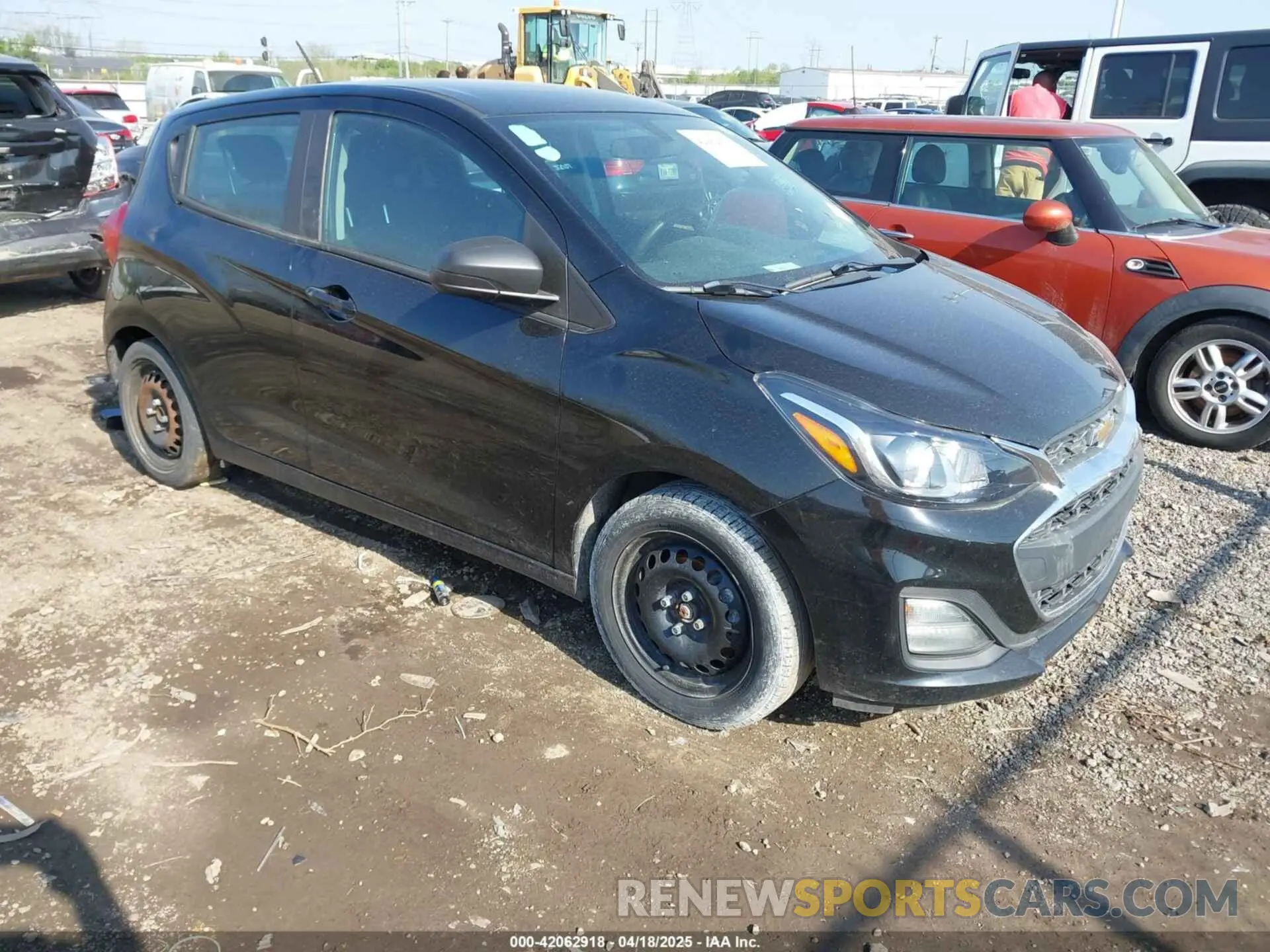 1 Photograph of a damaged car KL8CB6SA5LC420865 CHEVROLET SPARK 2020