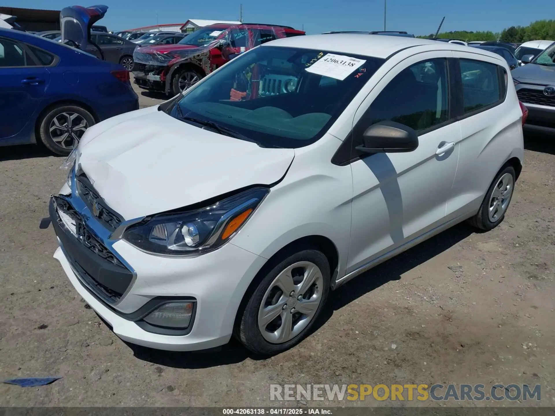 2 Фотография поврежденного автомобиля KL8CB6SA5LC474070 CHEVROLET SPARK 2020