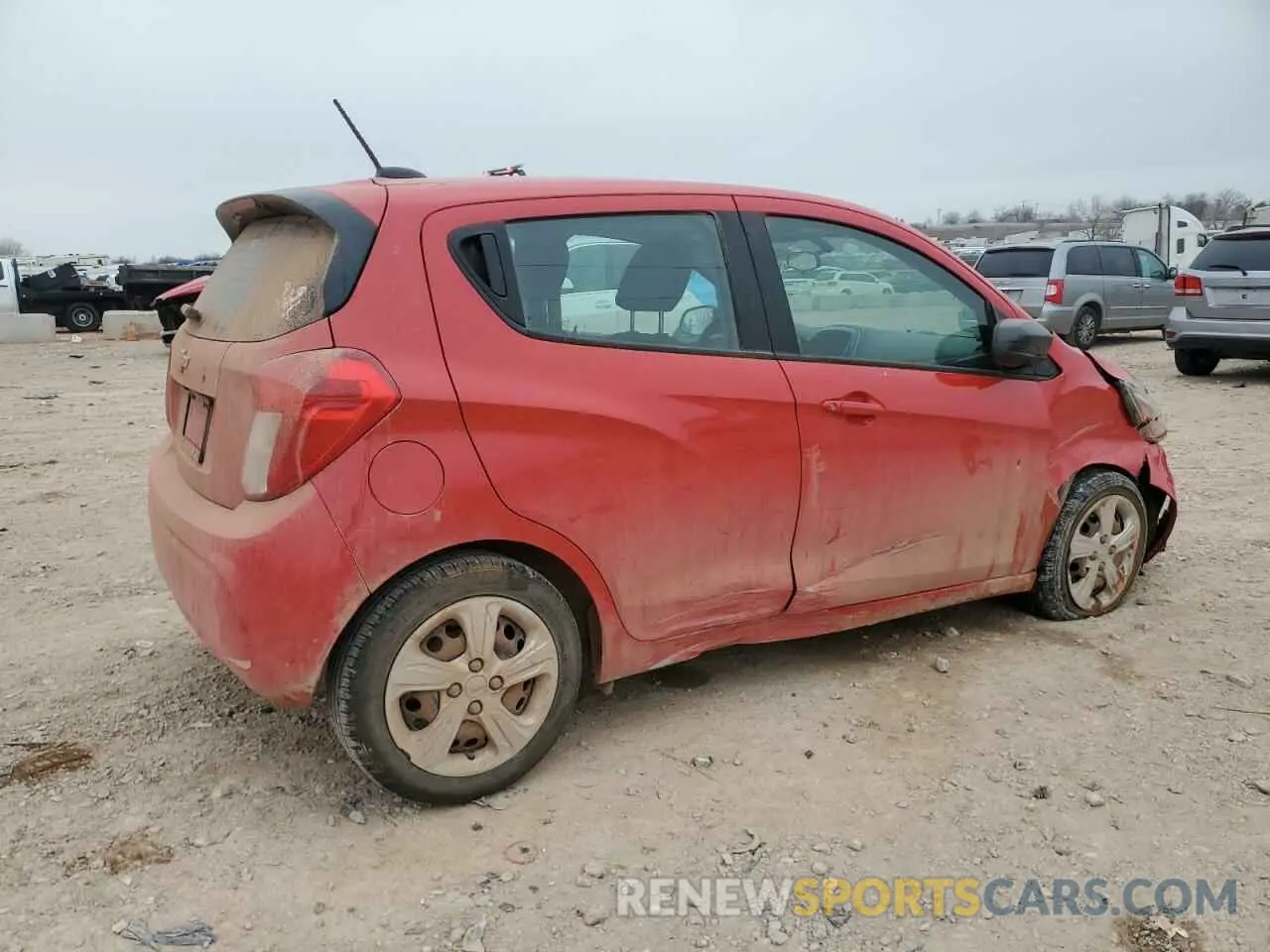 3 Photograph of a damaged car KL8CB6SA6LC408790 CHEVROLET SPARK 2020