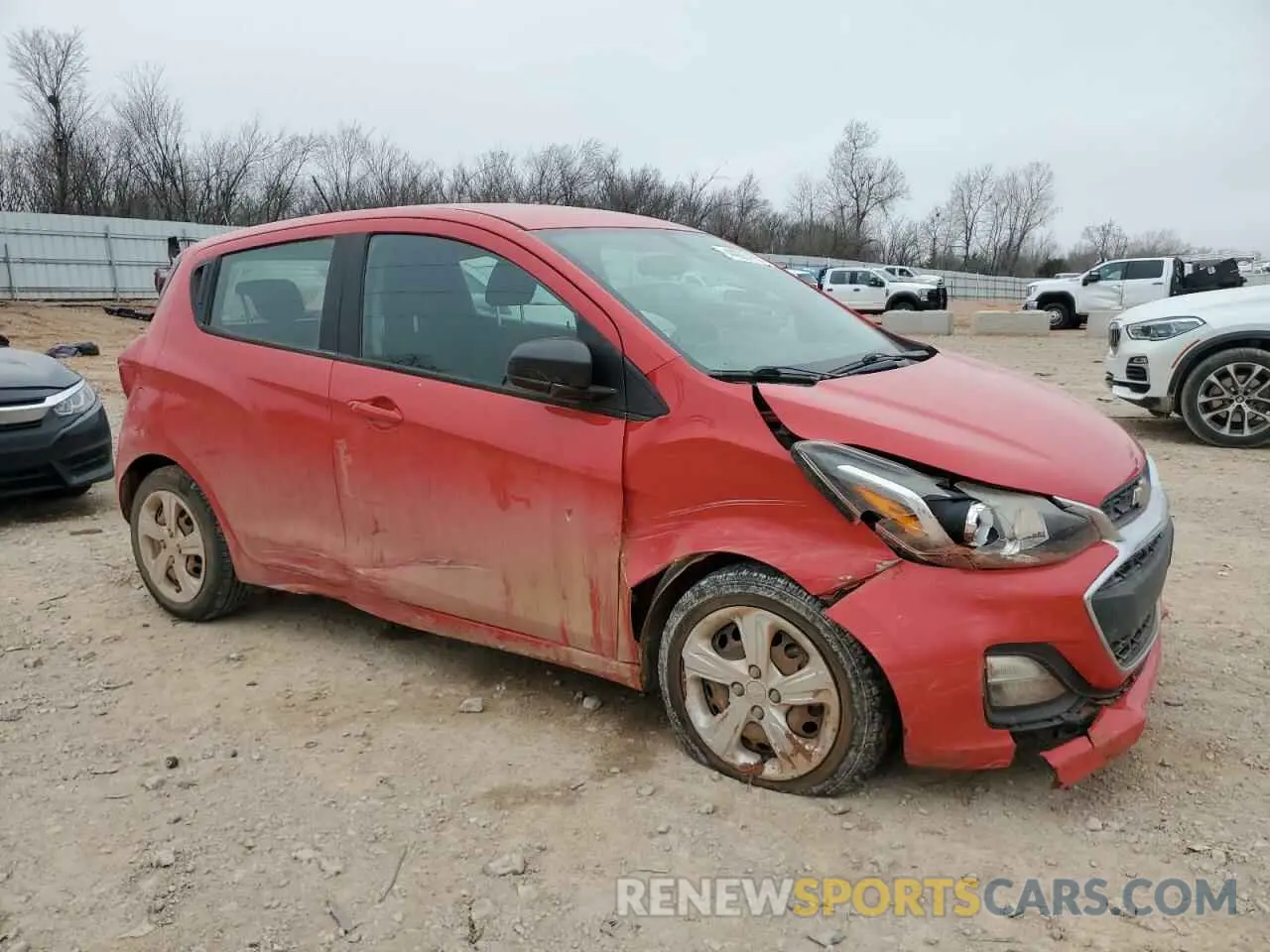 4 Photograph of a damaged car KL8CB6SA6LC408790 CHEVROLET SPARK 2020