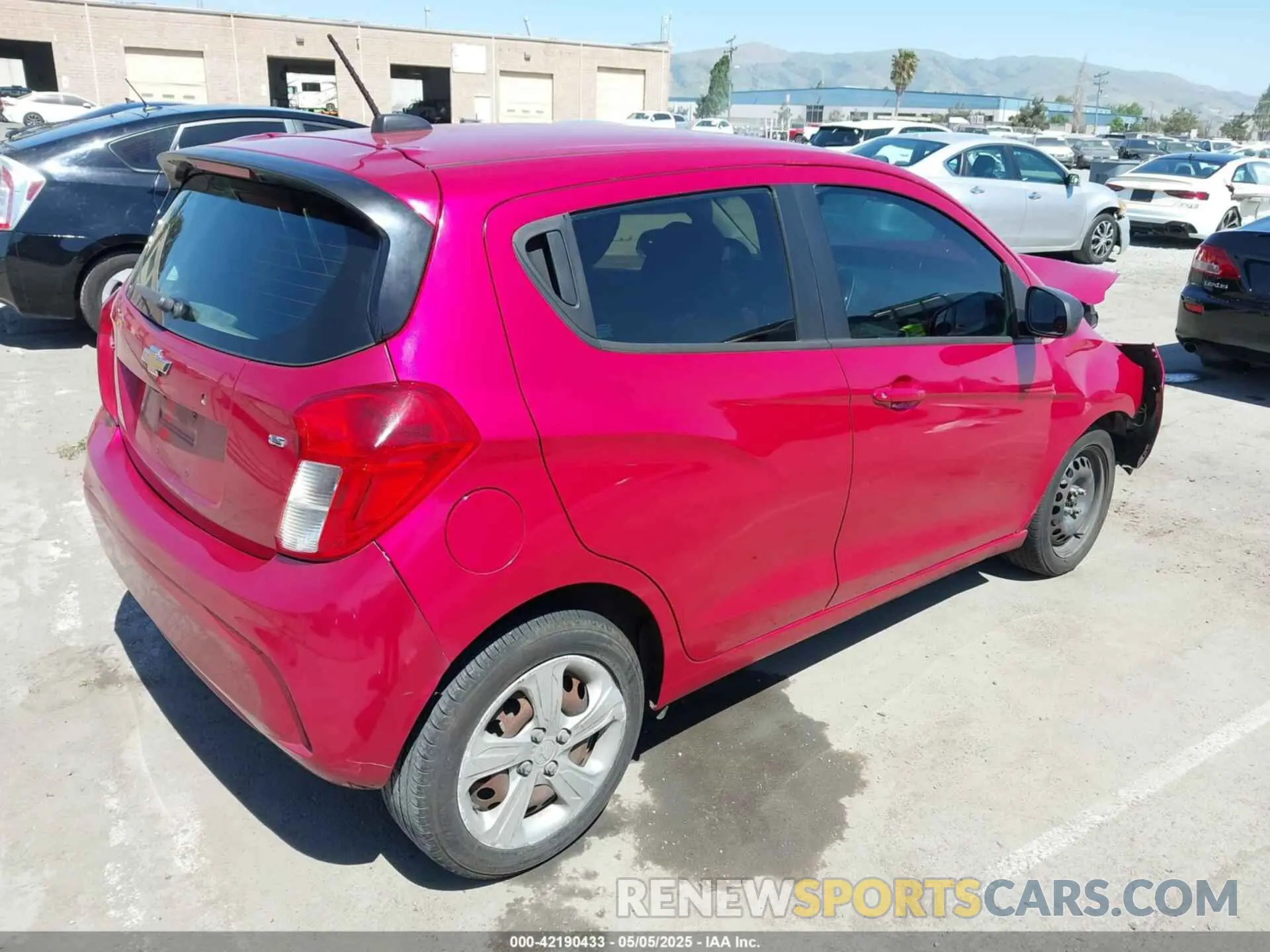 4 Фотография поврежденного автомобиля KL8CB6SA6LC419708 CHEVROLET SPARK 2020