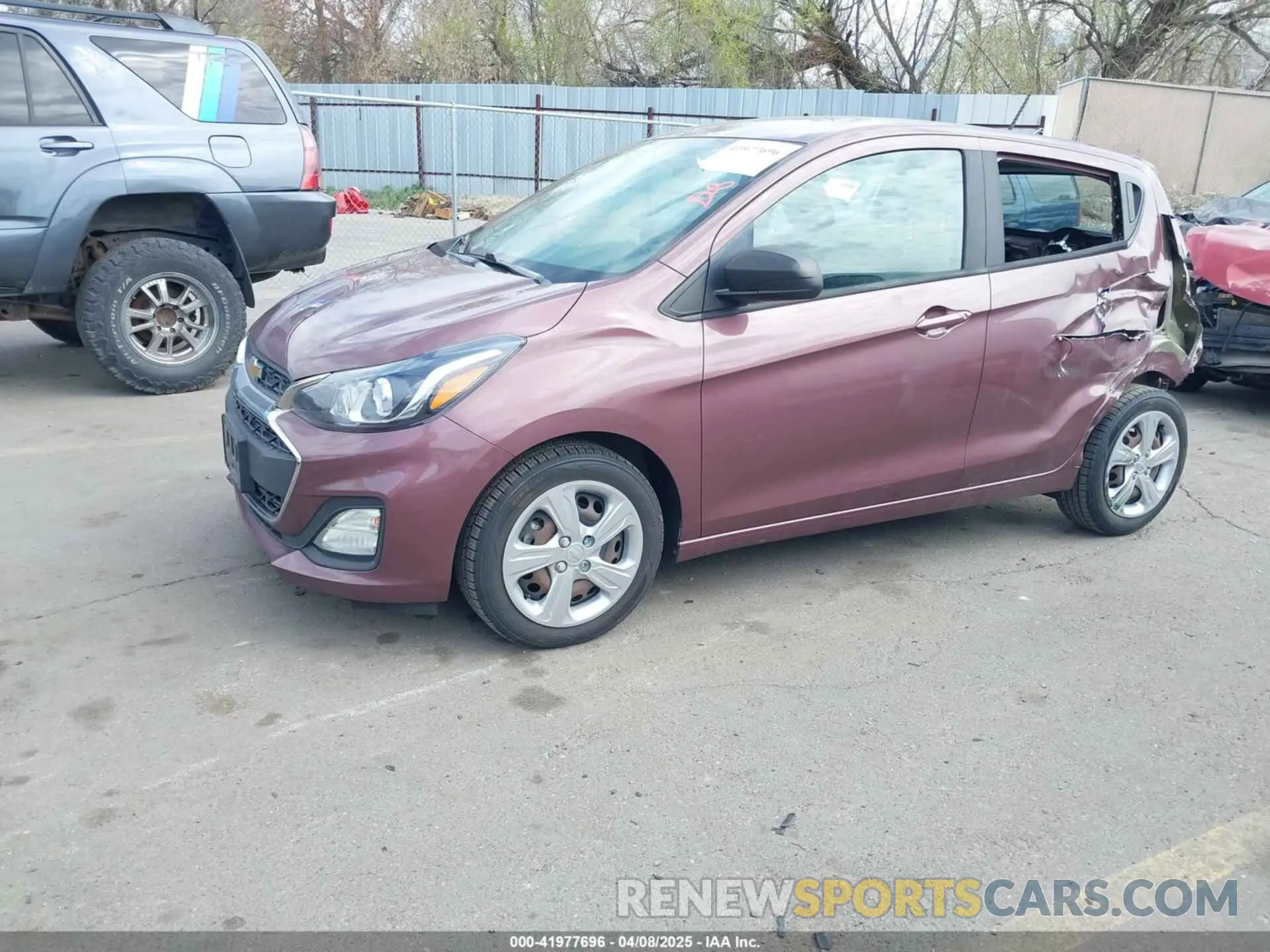 2 Photograph of a damaged car KL8CB6SA6LC450361 CHEVROLET SPARK 2020