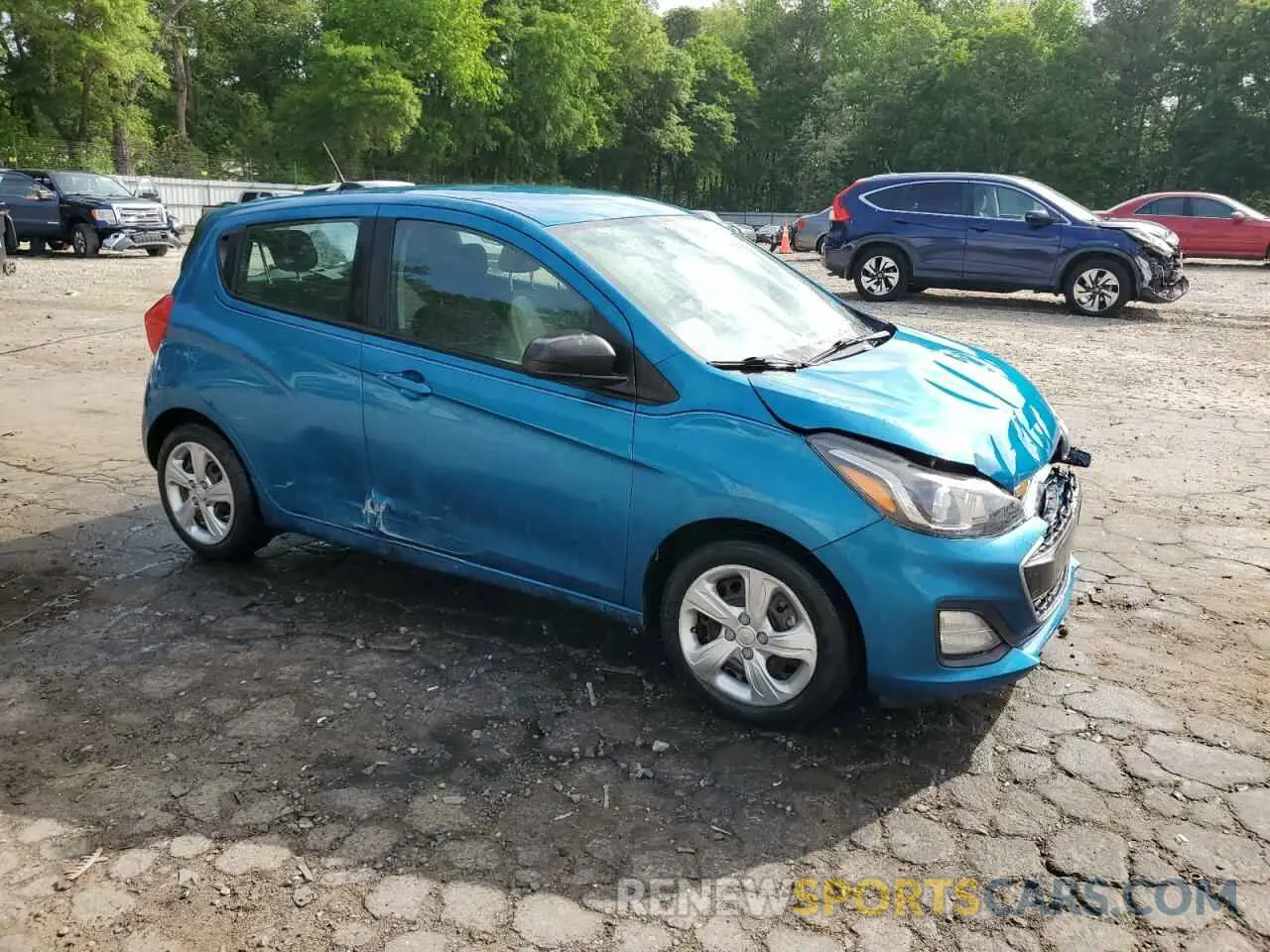 4 Фотография поврежденного автомобиля KL8CB6SA7LC460610 CHEVROLET SPARK 2020