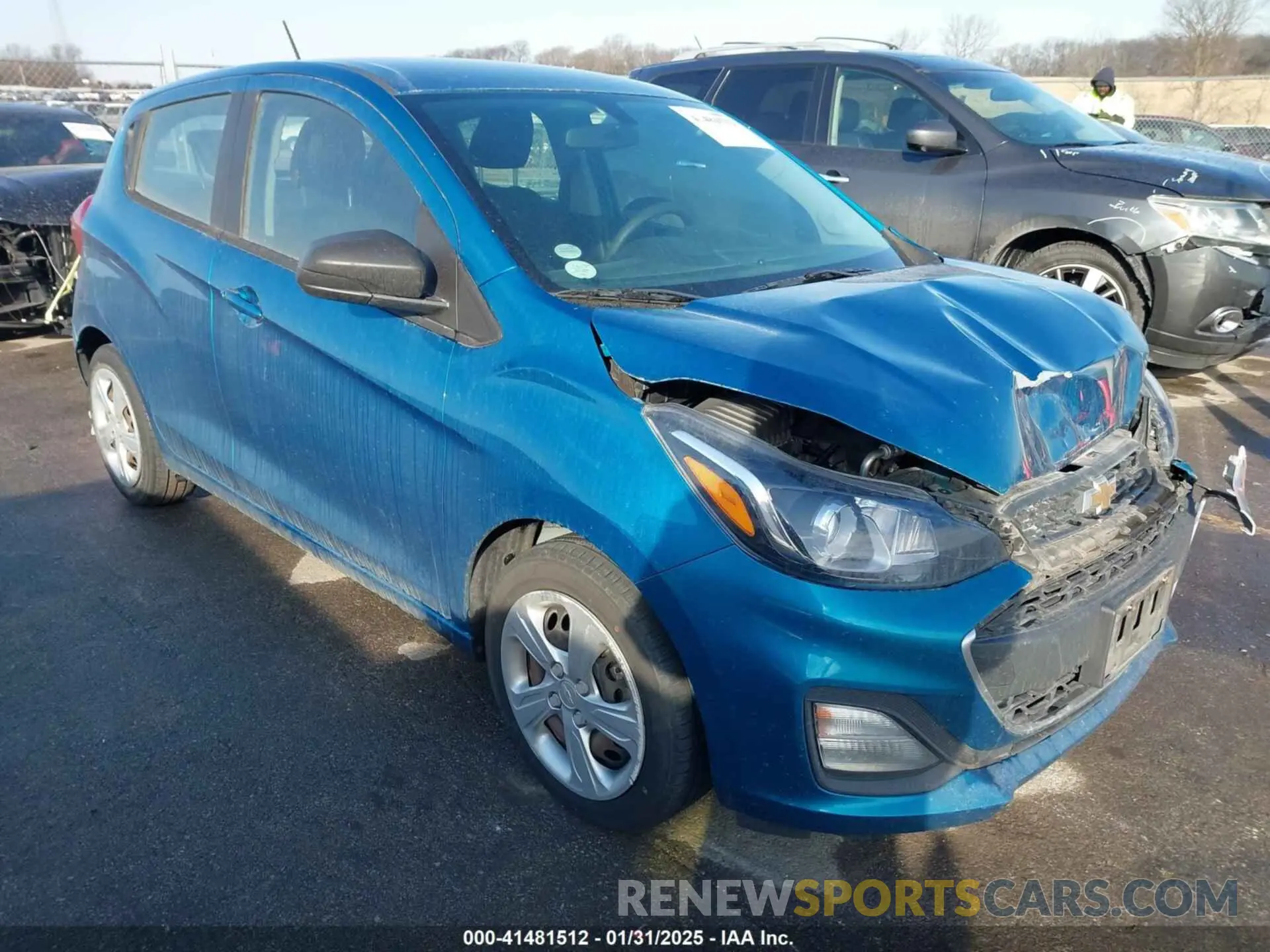 1 Фотография поврежденного автомобиля KL8CB6SA8LC404336 CHEVROLET SPARK 2020