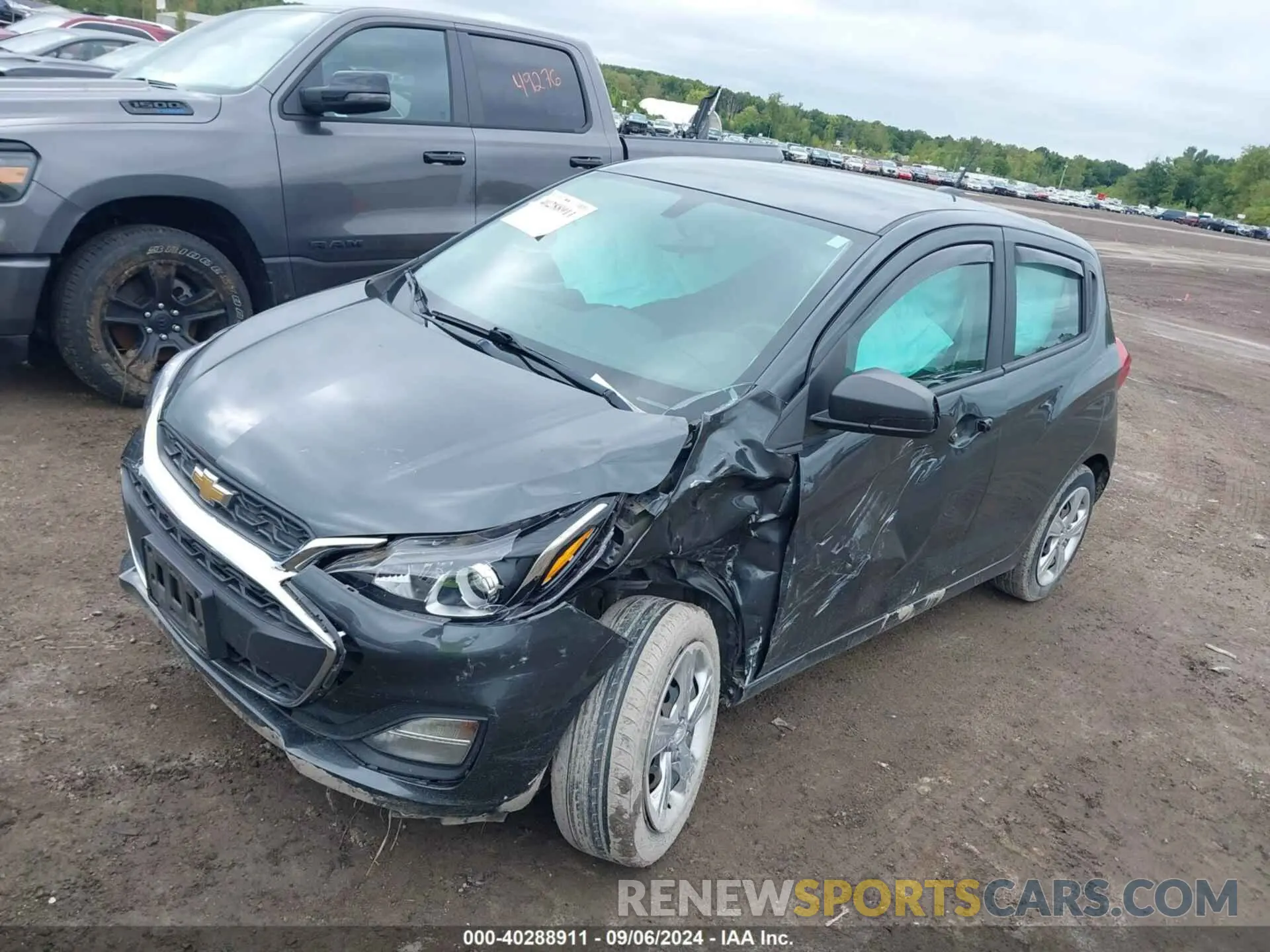 2 Фотография поврежденного автомобиля KL8CB6SA8LC414512 CHEVROLET SPARK 2020