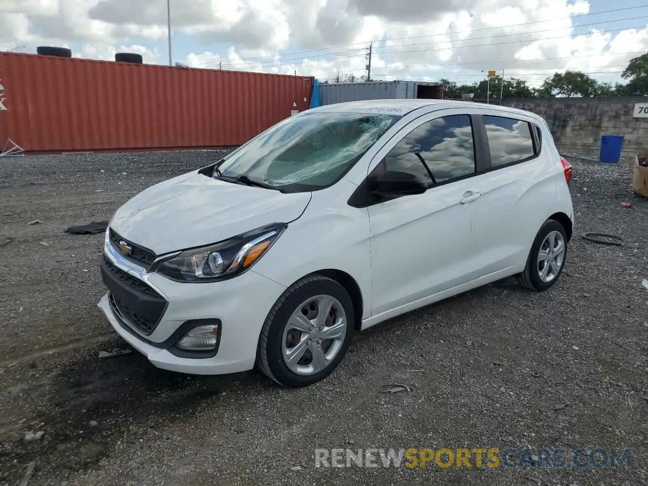 1 Фотография поврежденного автомобиля KL8CB6SA8LC421928 CHEVROLET SPARK 2020
