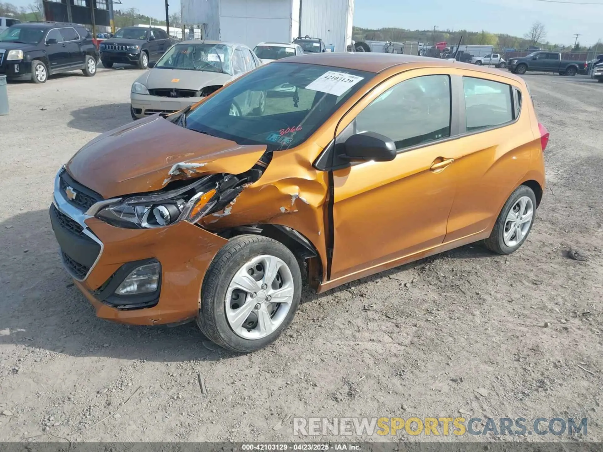 2 Фотография поврежденного автомобиля KL8CB6SA8LC453066 CHEVROLET SPARK 2020