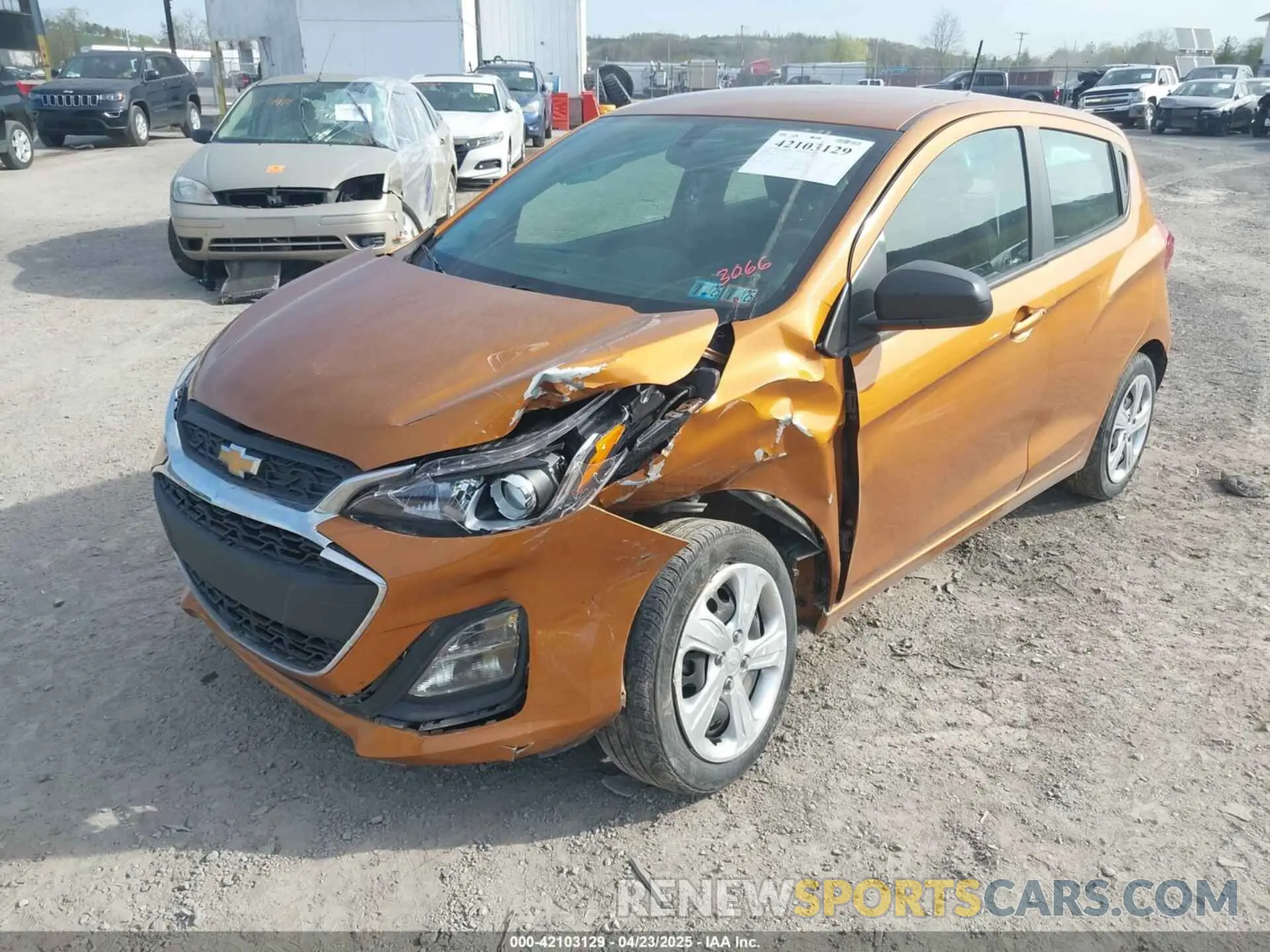 6 Фотография поврежденного автомобиля KL8CB6SA8LC453066 CHEVROLET SPARK 2020