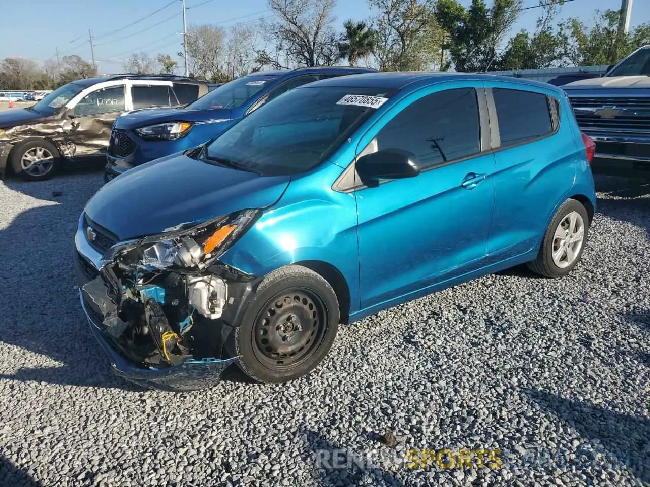 1 Фотография поврежденного автомобиля KL8CB6SA8LC467484 CHEVROLET SPARK 2020