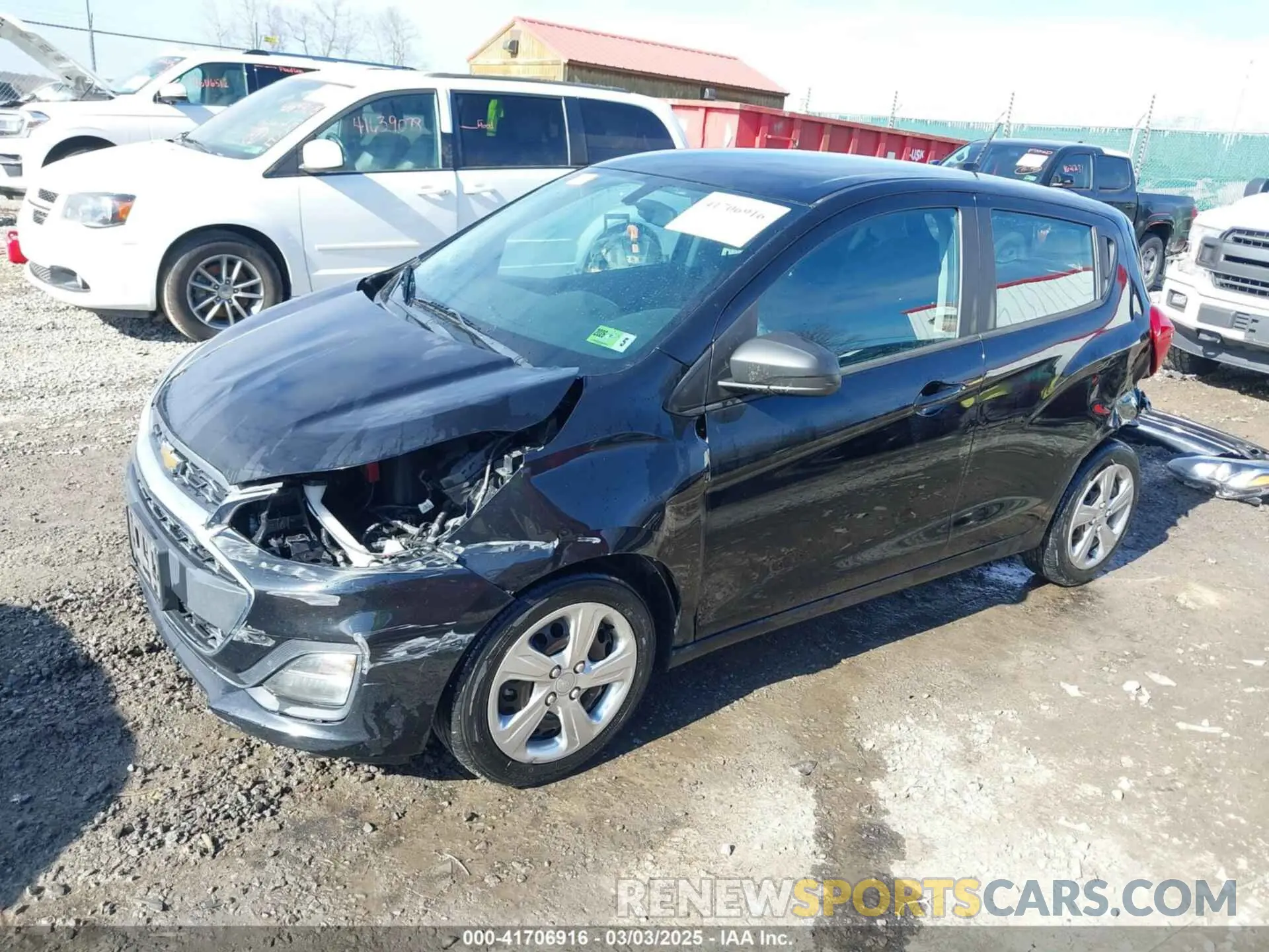 2 Фотография поврежденного автомобиля KL8CB6SA8LC477514 CHEVROLET SPARK 2020