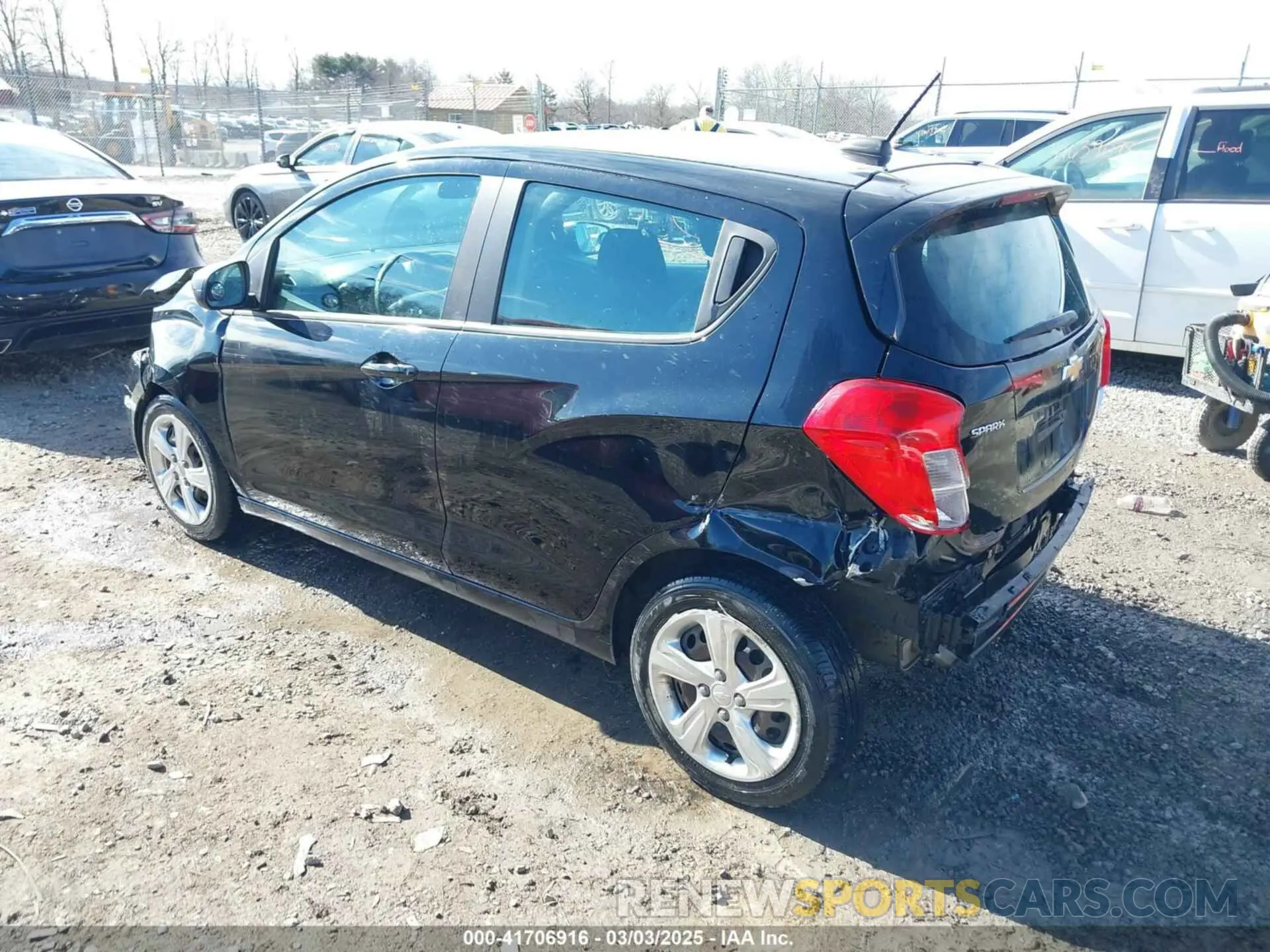 3 Фотография поврежденного автомобиля KL8CB6SA8LC477514 CHEVROLET SPARK 2020
