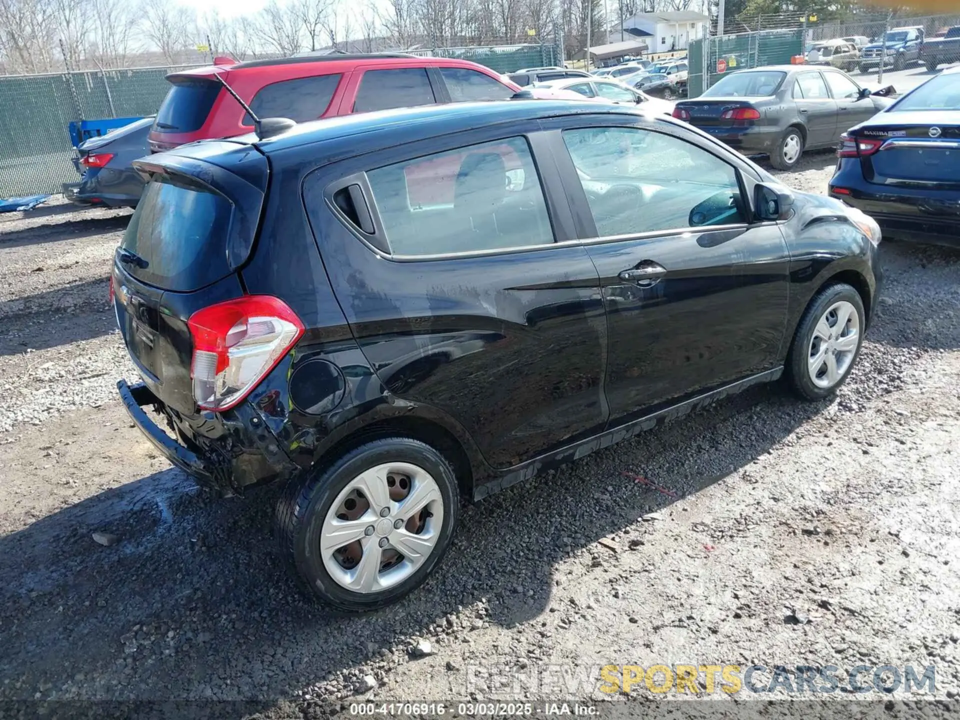 4 Фотография поврежденного автомобиля KL8CB6SA8LC477514 CHEVROLET SPARK 2020