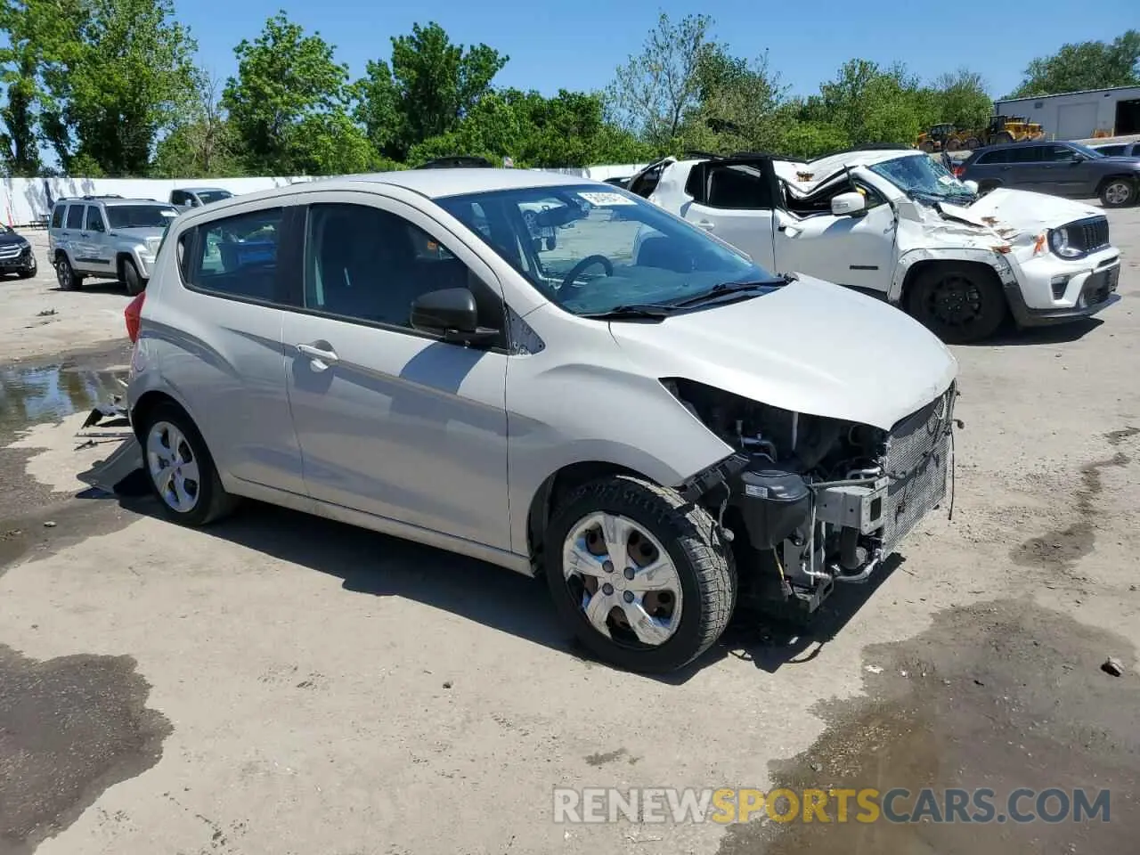4 Фотография поврежденного автомобиля KL8CB6SA9LC416009 CHEVROLET SPARK 2020