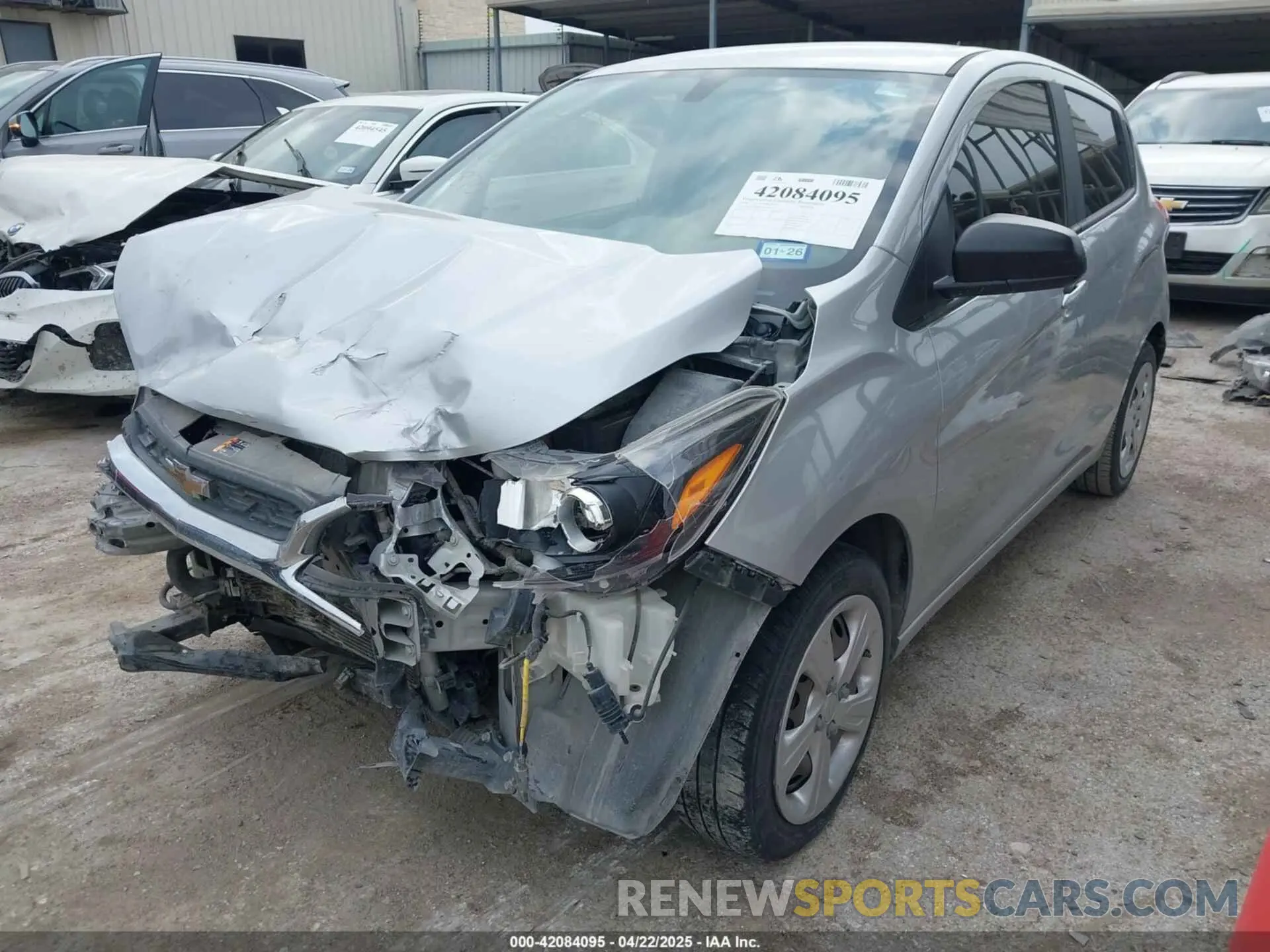 2 Photograph of a damaged car KL8CB6SA9LC418701 CHEVROLET SPARK 2020